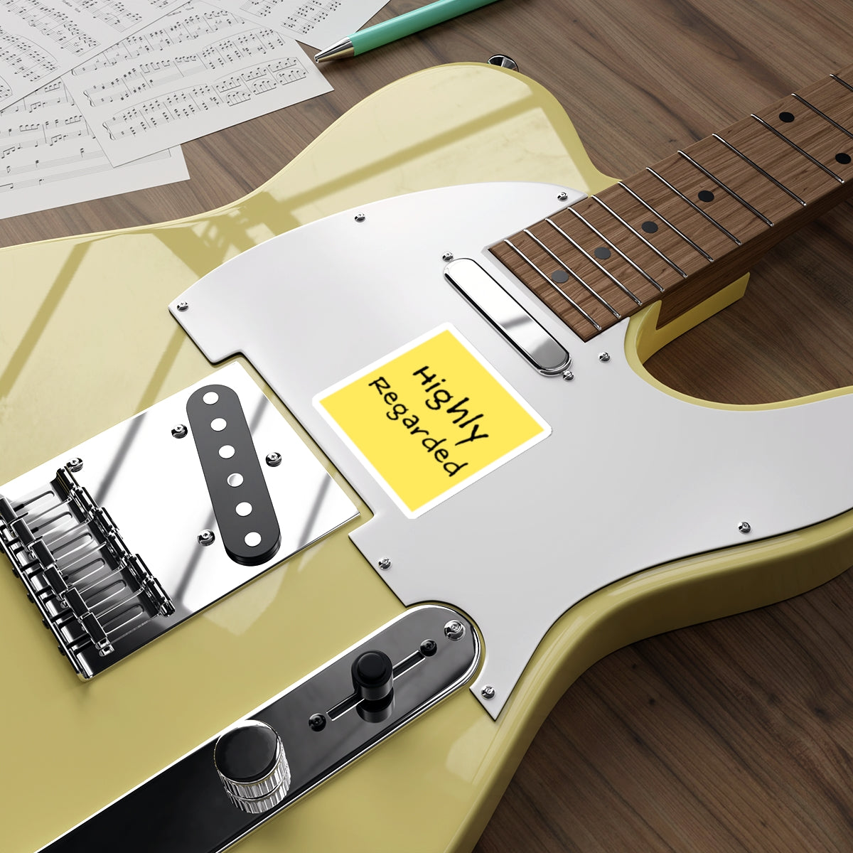 Highly Regarded Die-Cut Stickers