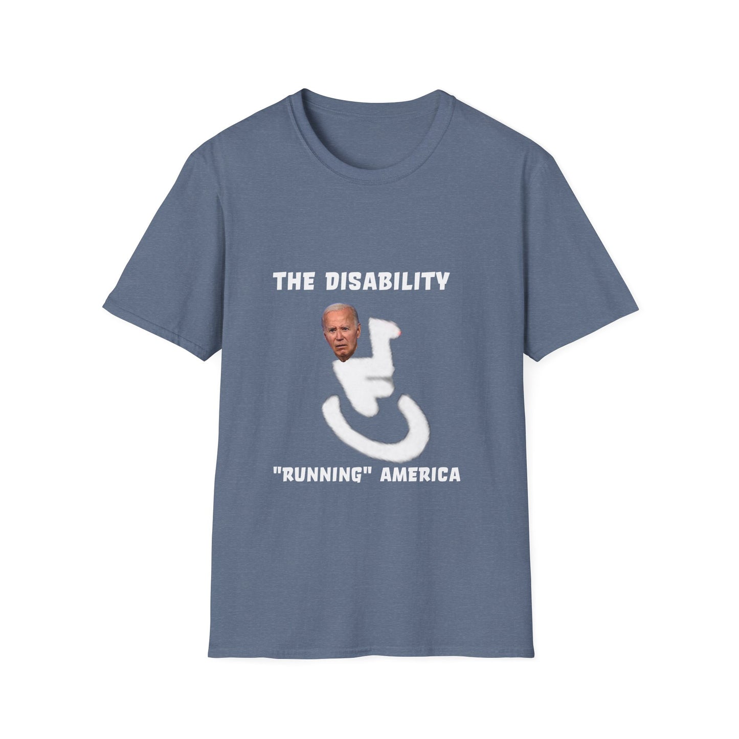 The Disability Running America, Biden Softstyle T-Shirt