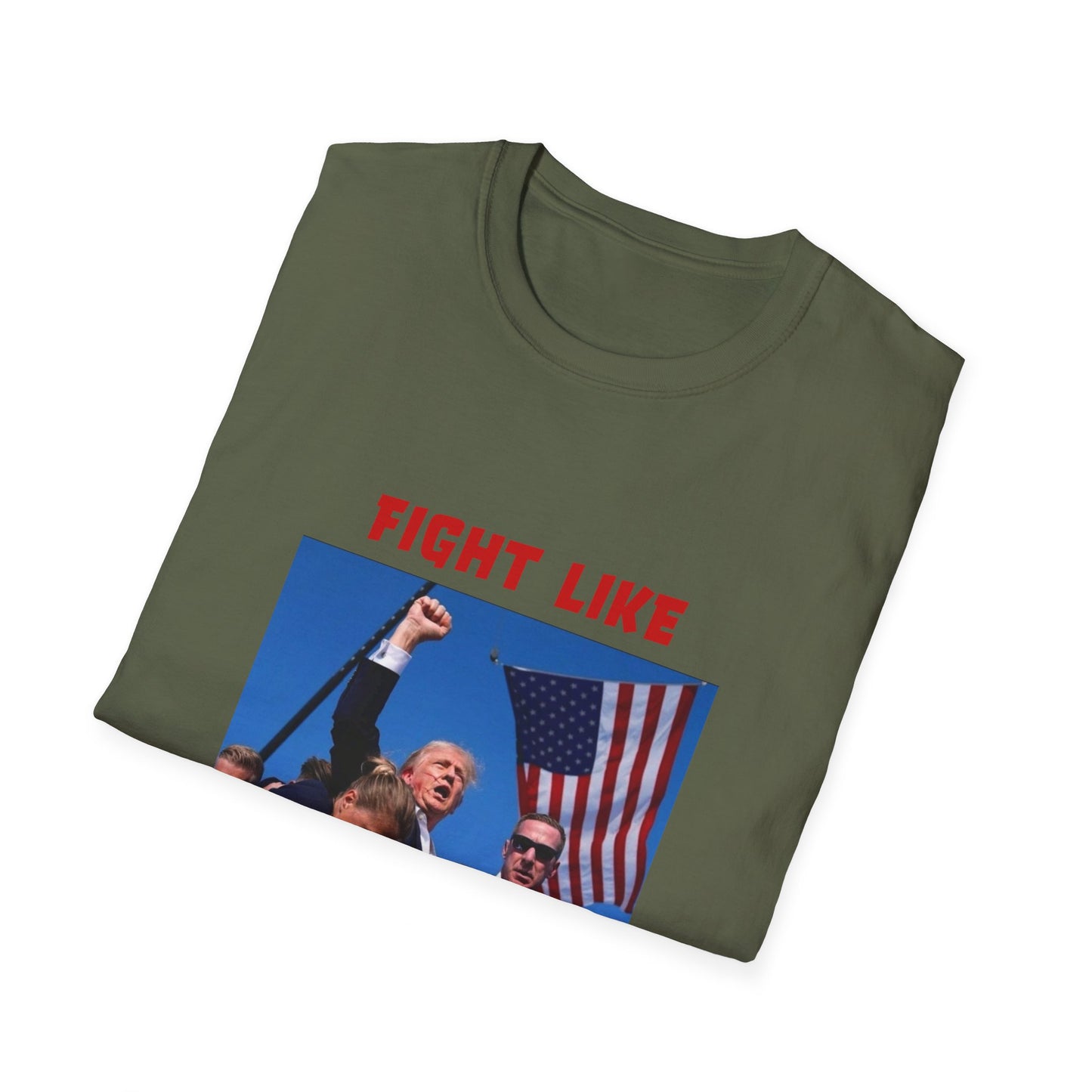 Fight Like Teflon Don Trump Softstyle T-Shirt