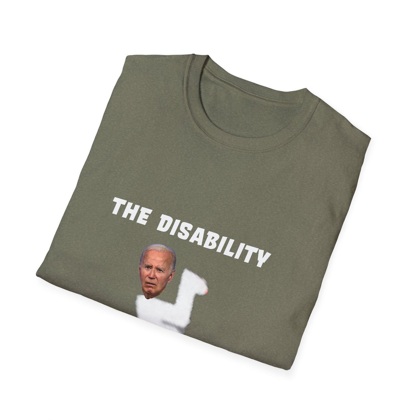 The Disability Running America, Biden Softstyle T-Shirt