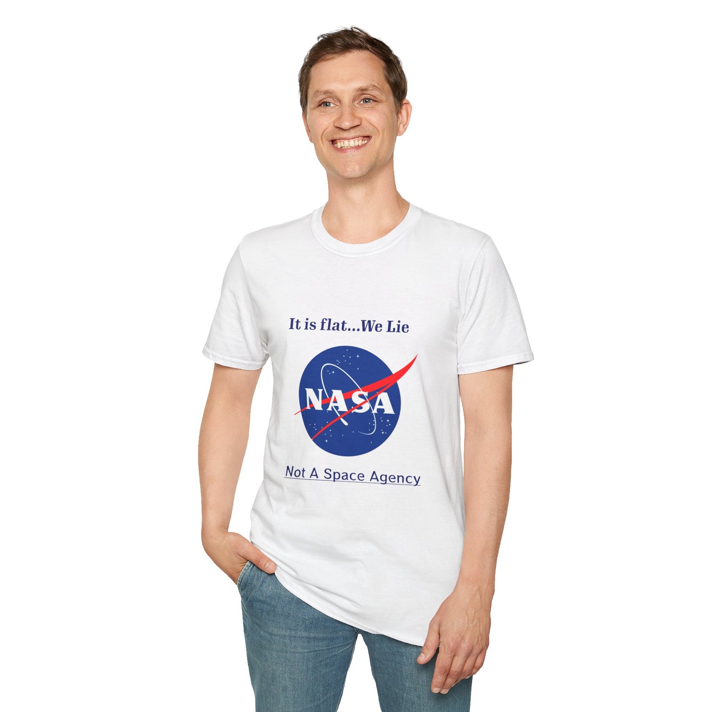 Nasa Flat Earth Unisex T-Shirt