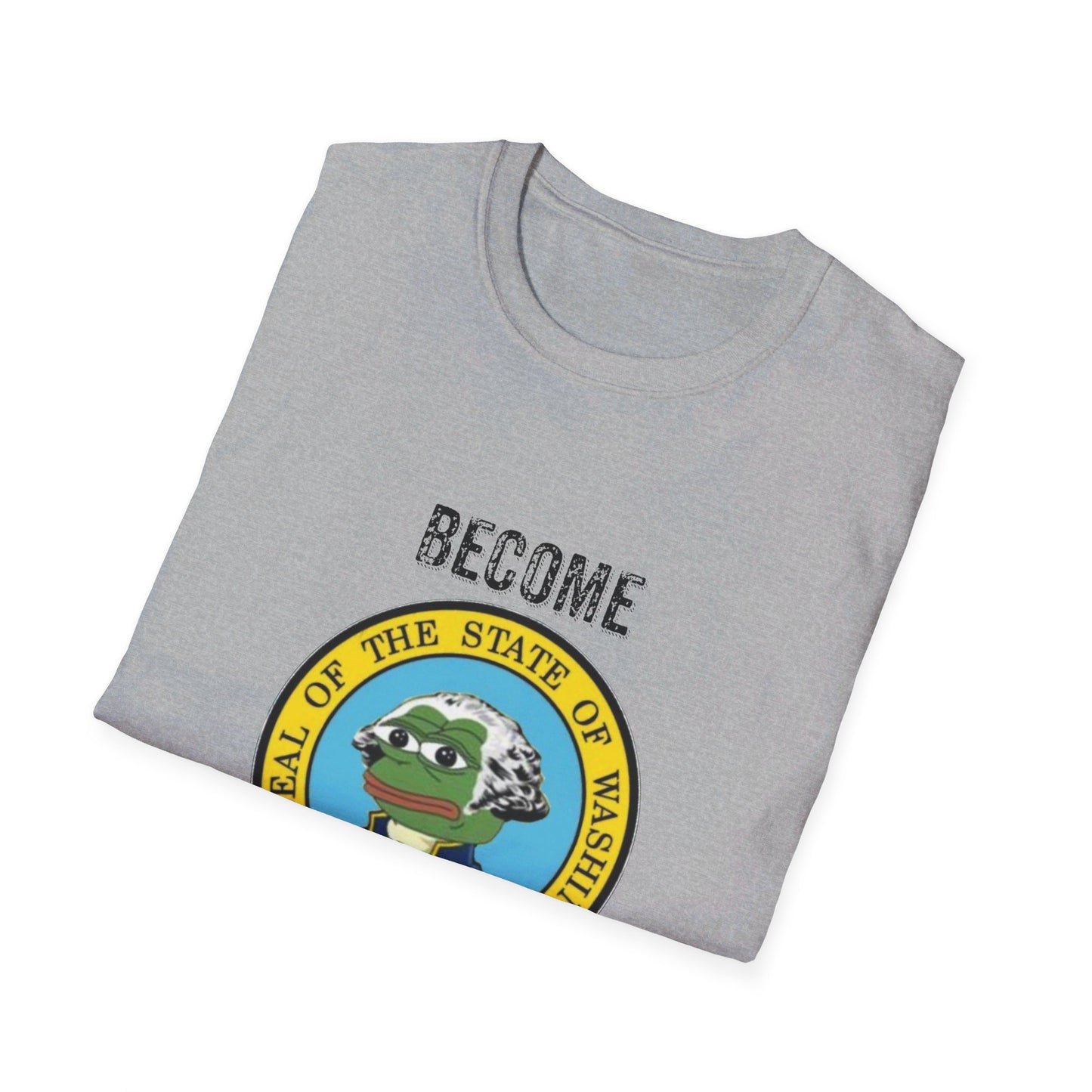 Become Ungovernable Washington Seal with Pepe Softstyle T-Shirt