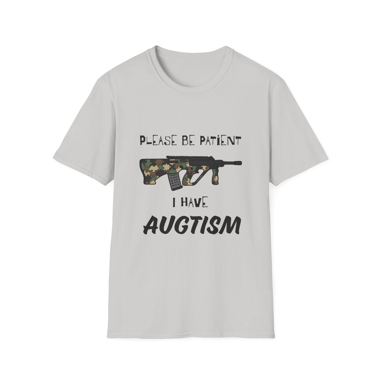 M81 Be Patient I have Augtism Softstyle T-Shirt