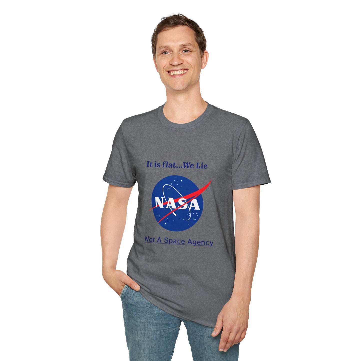 Nasa Flat Earth Unisex T-Shirt