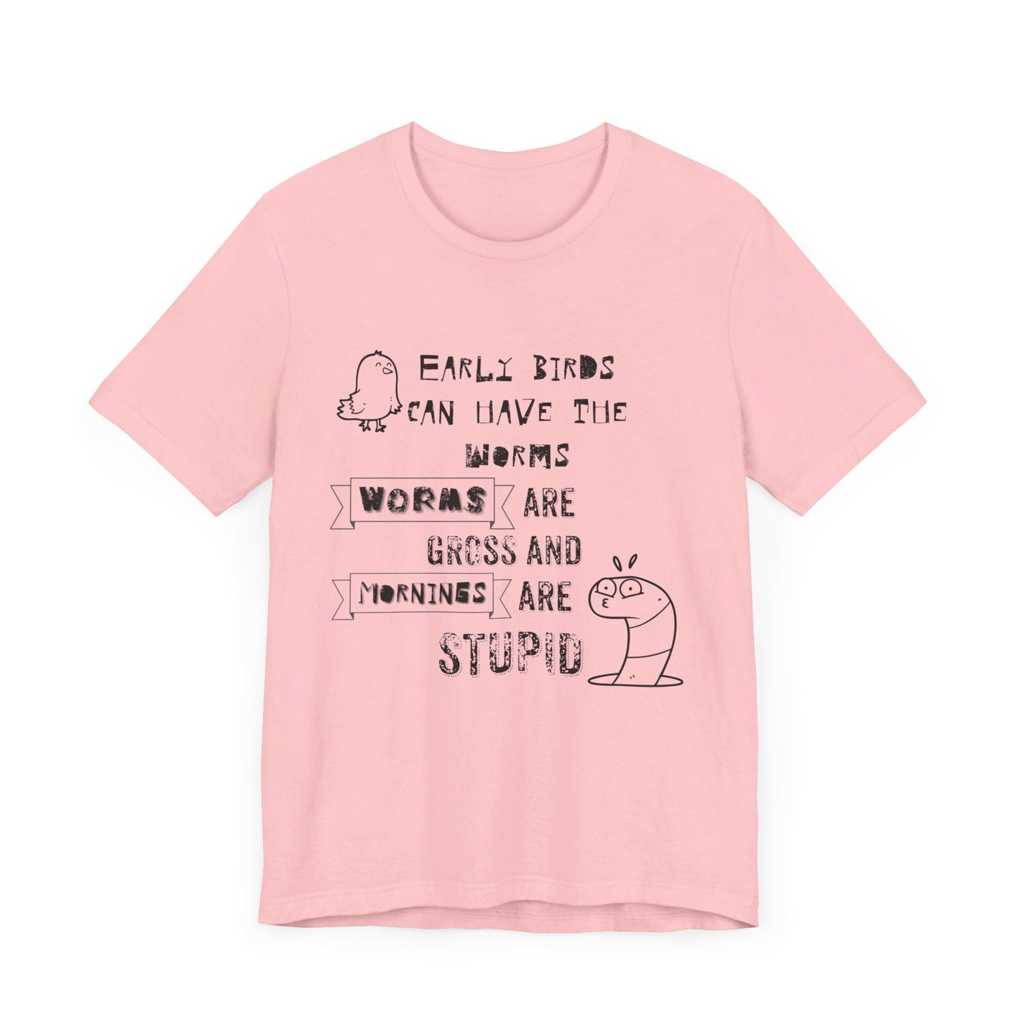 Mornings Are Stupid Sassy Jersey Short Sleeve Tee