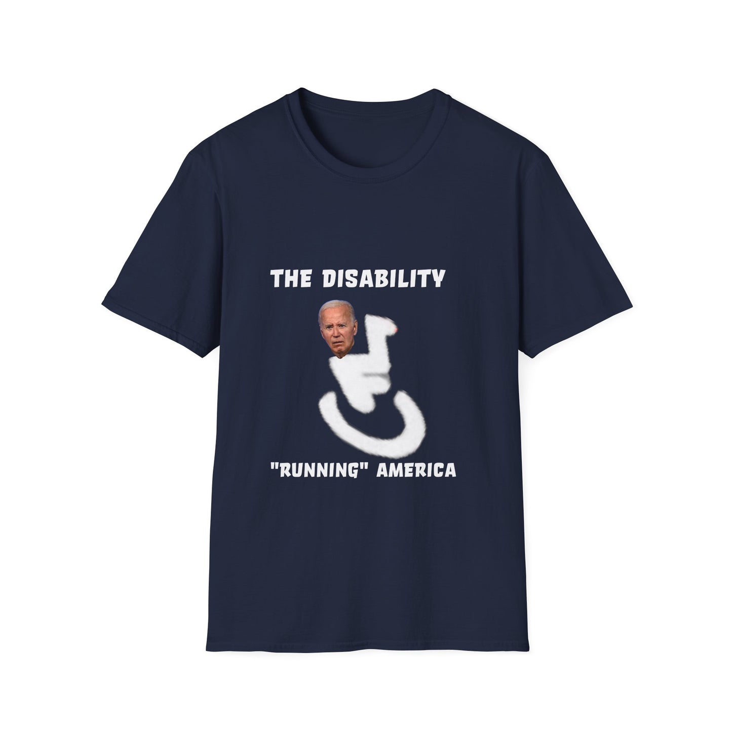 The Disability Running America, Biden Softstyle T-Shirt