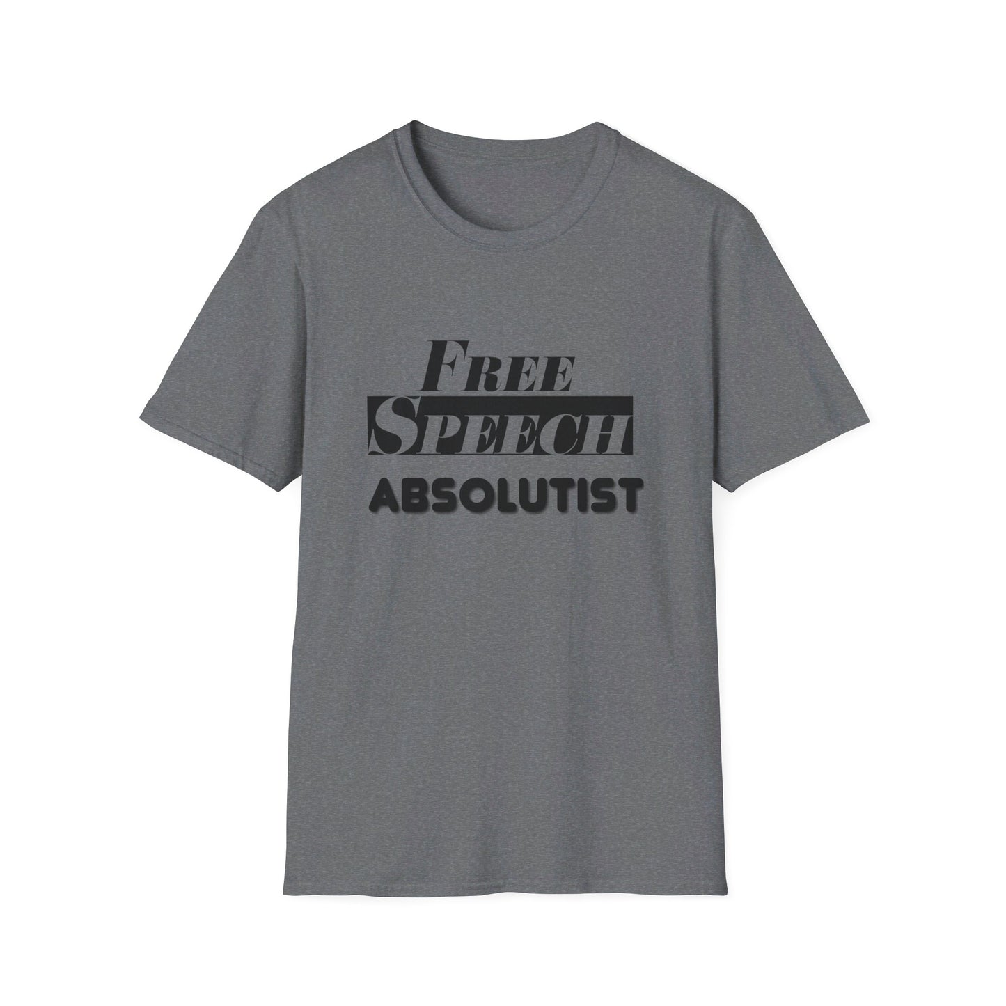 Free Speech Absolutist Unisex Softstyle T-Shirt