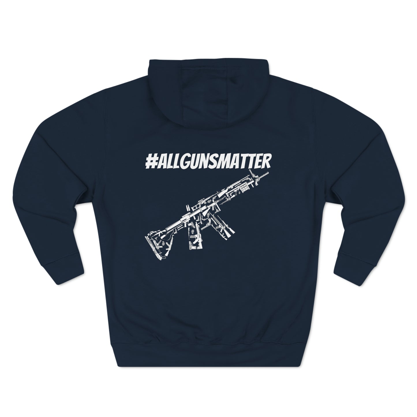 All Guns Matter # 2A Three-Panel Fleece Hoodie
