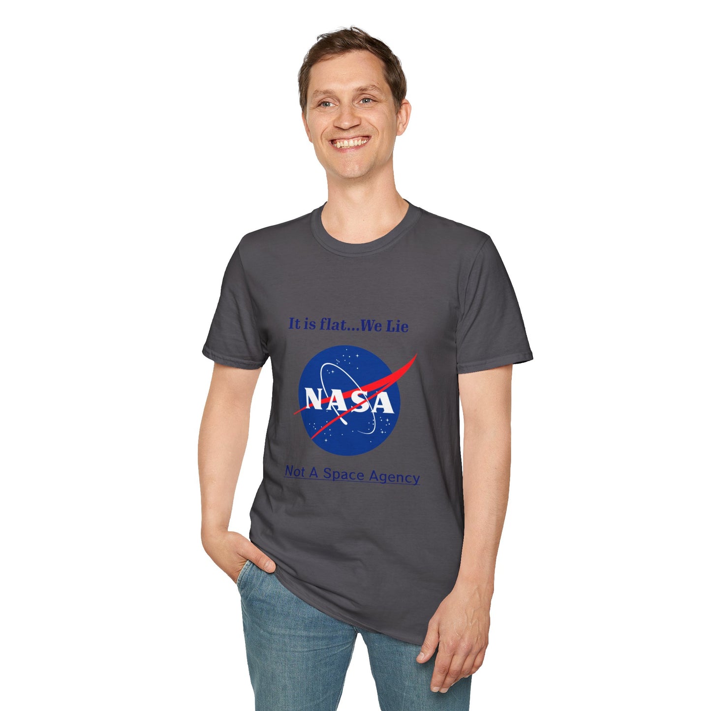 Nasa Flat Earth Unisex T-Shirt