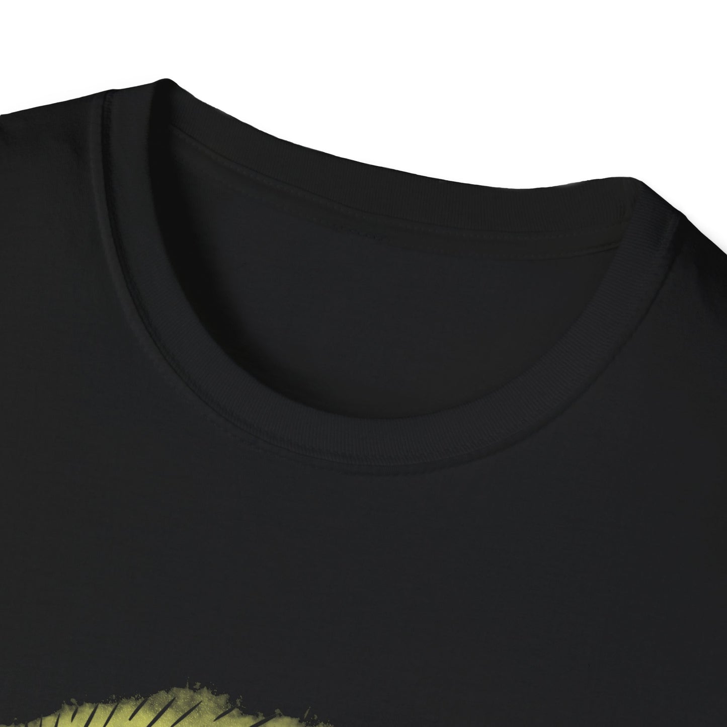 Surfing drinking T-Rex Unisex Softstyle T-Shirt