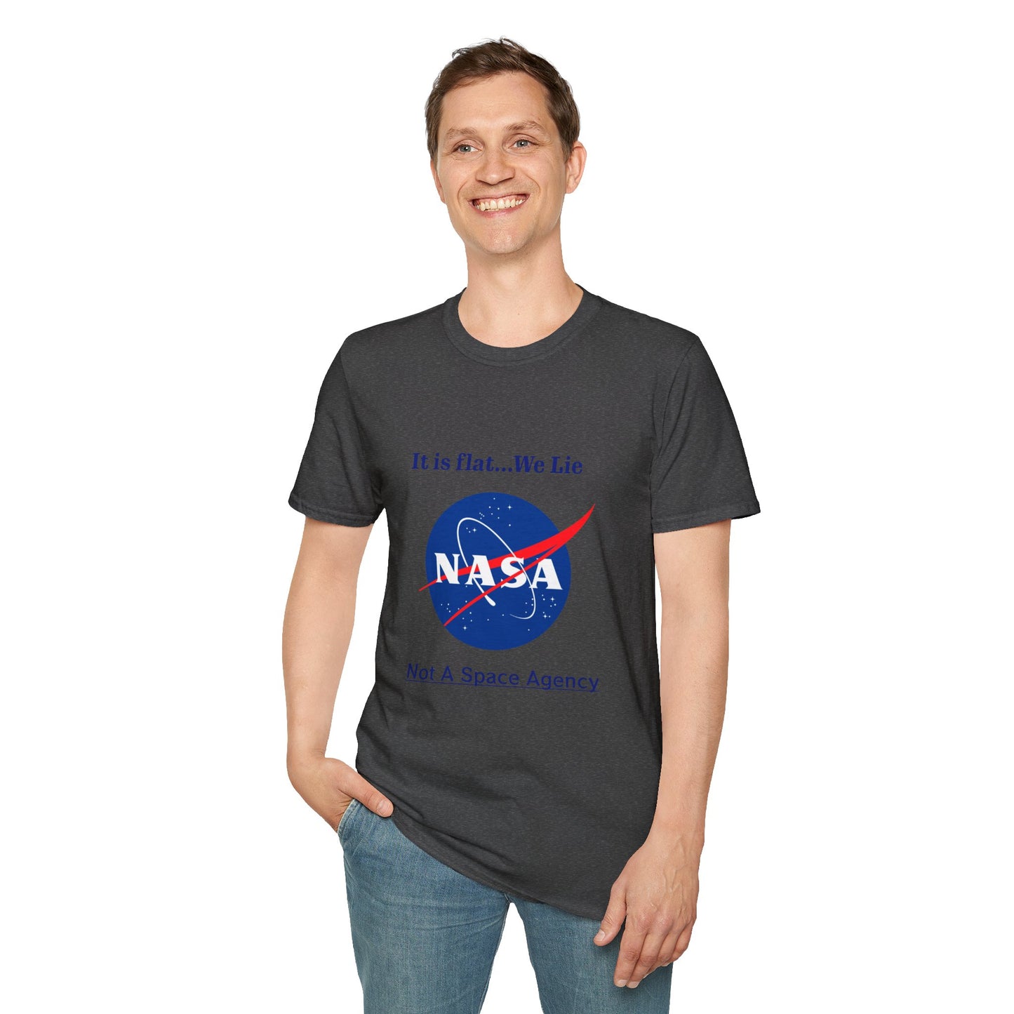 Nasa Flat Earth Unisex T-Shirt
