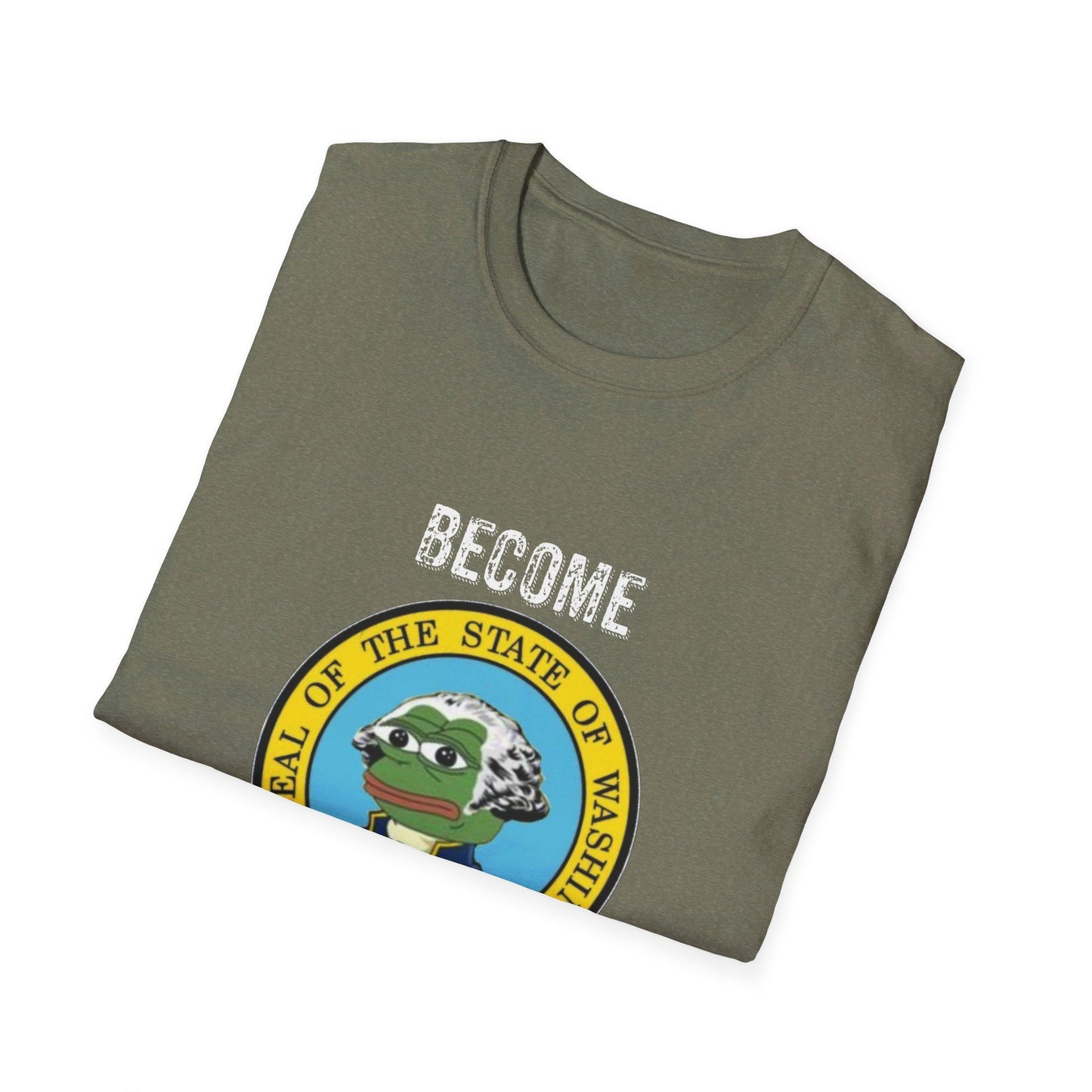 Become Ungovernable Washington Seal with Pepe Softstyle T-Shirt