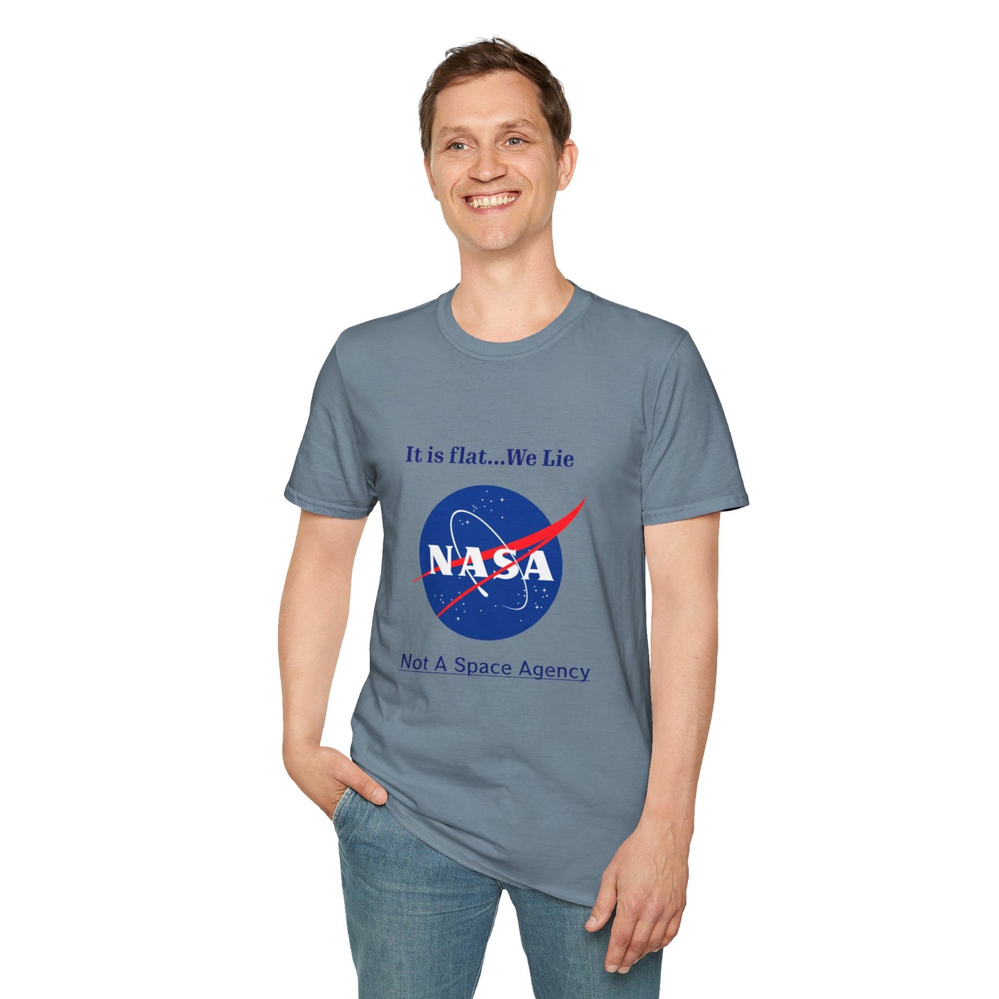 Nasa Flat Earth Unisex T-Shirt