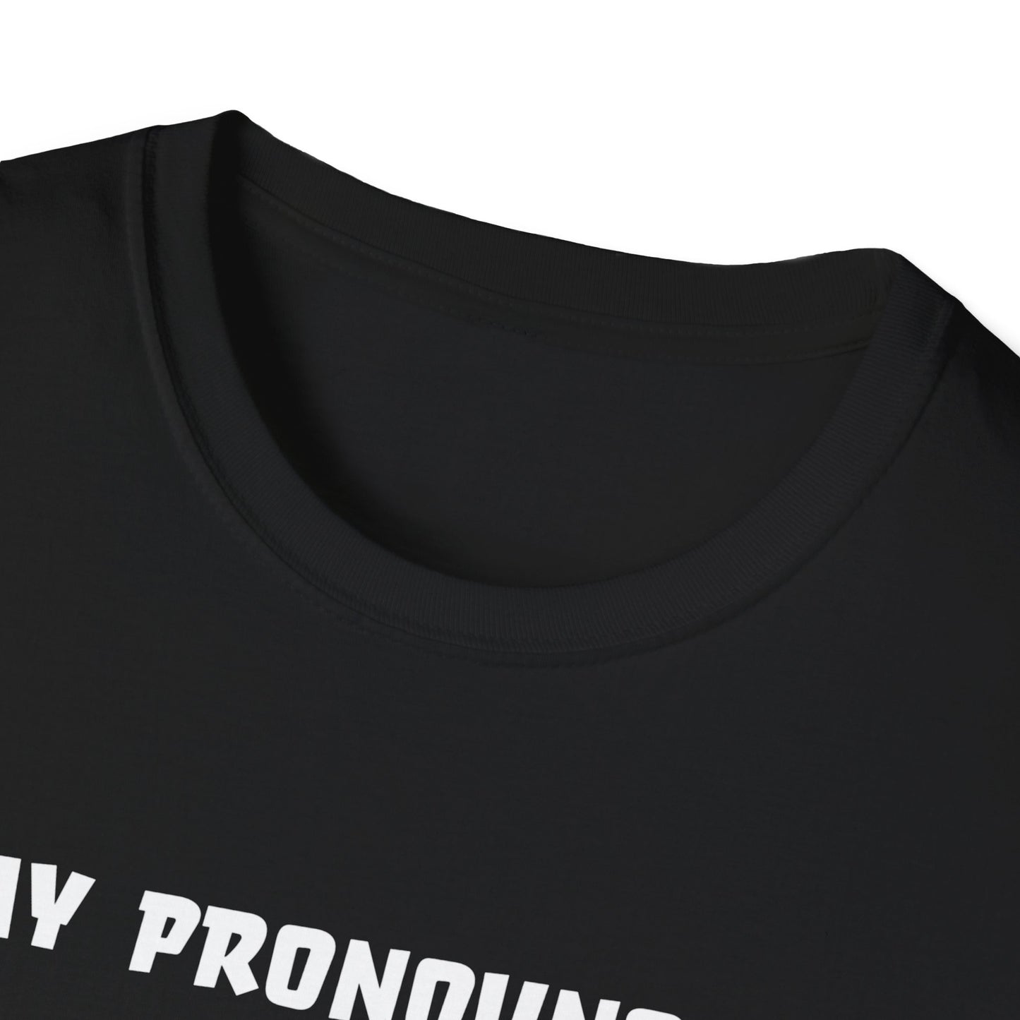 Unisex Softstyle T-Shirt My Pronouns? She / Them Tidd!es$