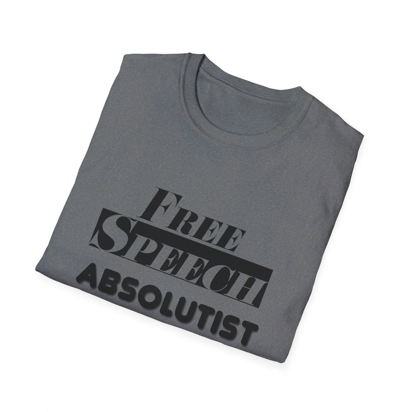 Free Speech Absolutist Unisex Softstyle T-Shirt