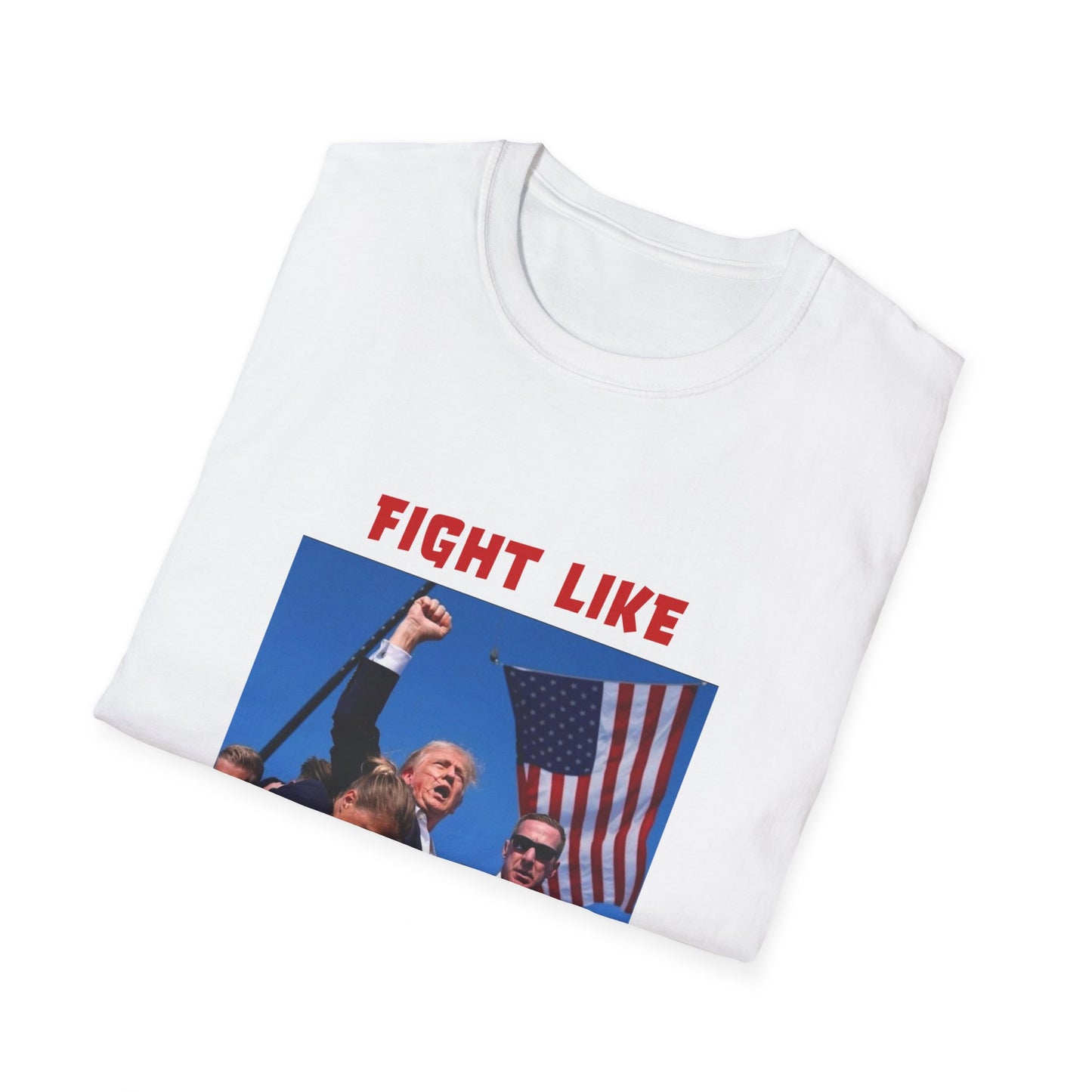 Fight Like Teflon Don Trump Softstyle T-Shirt