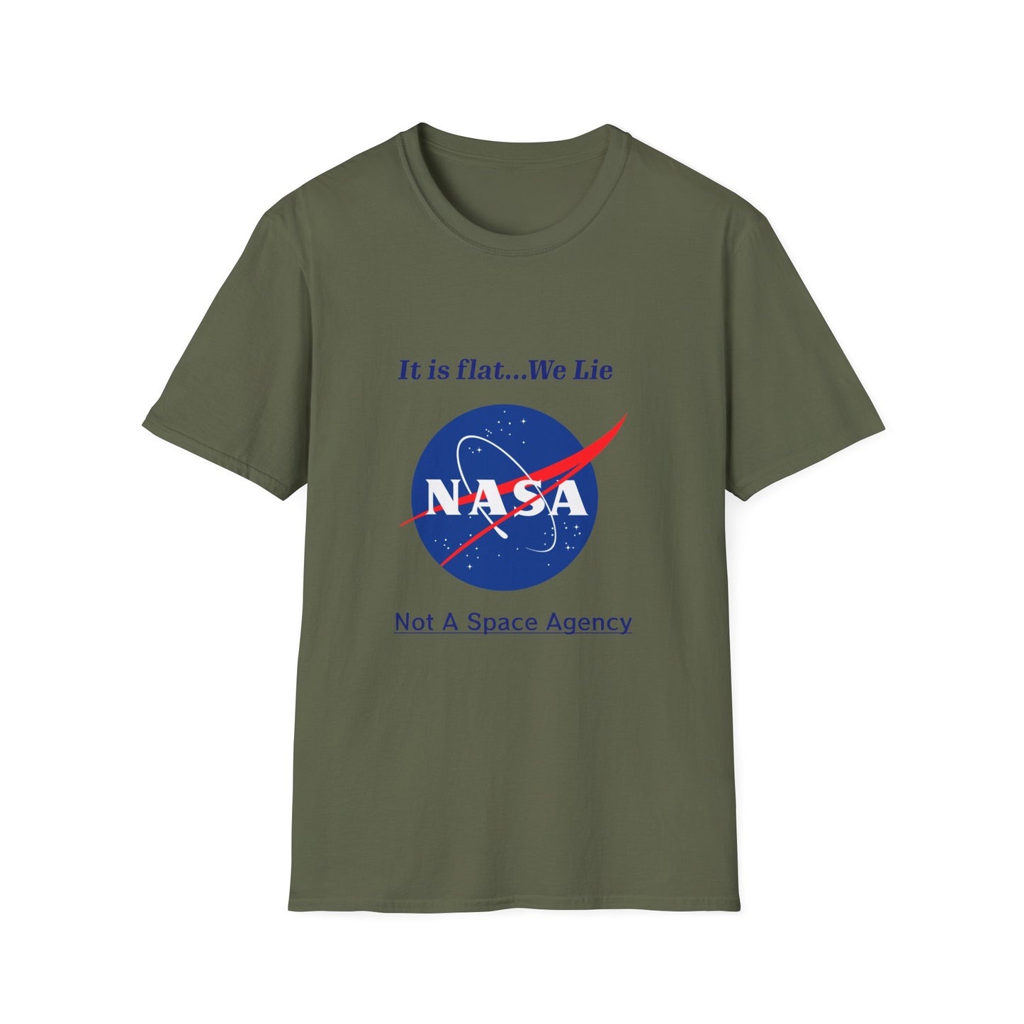 Nasa Flat Earth Unisex T-Shirt