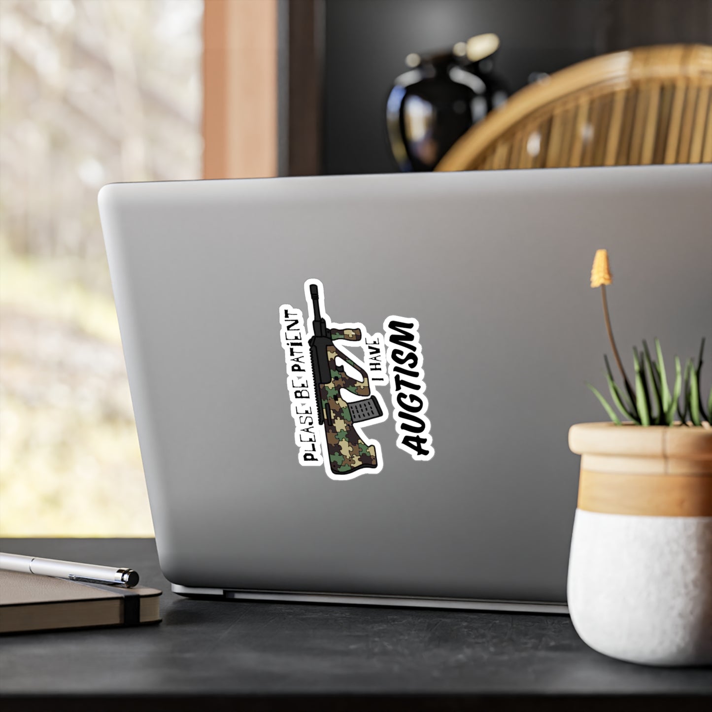 M81 Be Patient I have Augtism Vinyl Decal