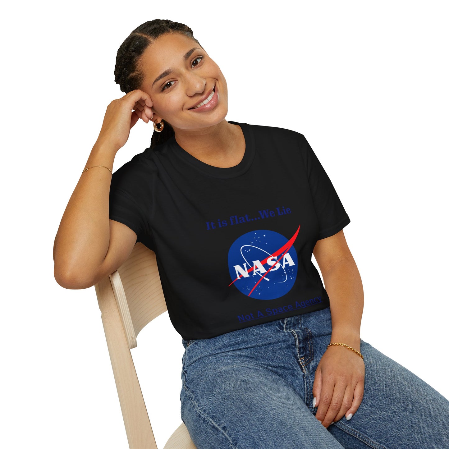 Nasa Flat Earth Unisex T-Shirt