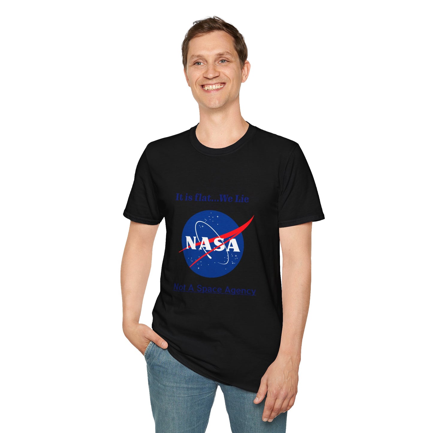 Nasa Flat Earth Unisex T-Shirt