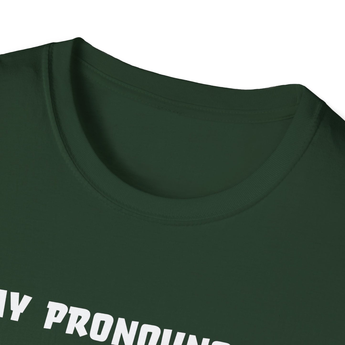 Unisex Softstyle T-Shirt My Pronouns? She / Them Tidd!es$