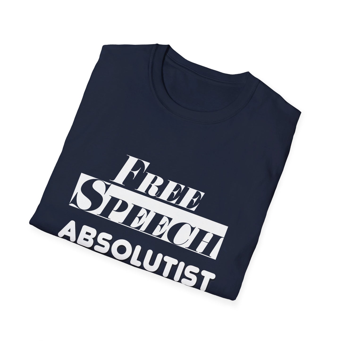 Free Speech Absolutist Unisex Softstyle T-Shirt