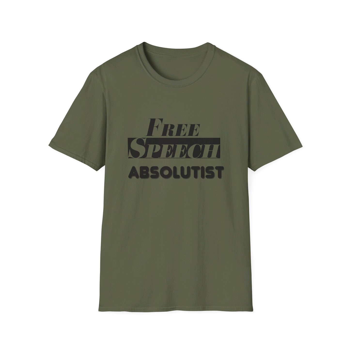 Free Speech Absolutist Unisex Softstyle T-Shirt