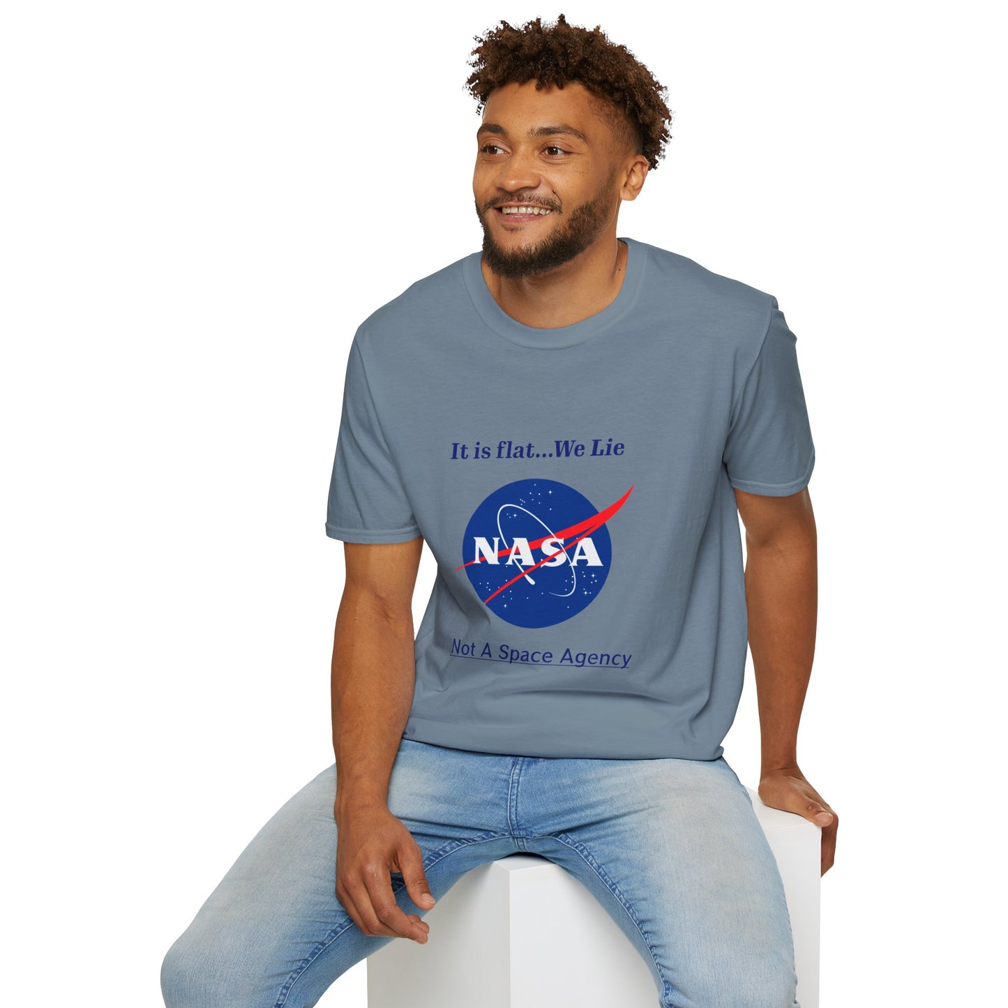 Nasa Flat Earth Unisex T-Shirt