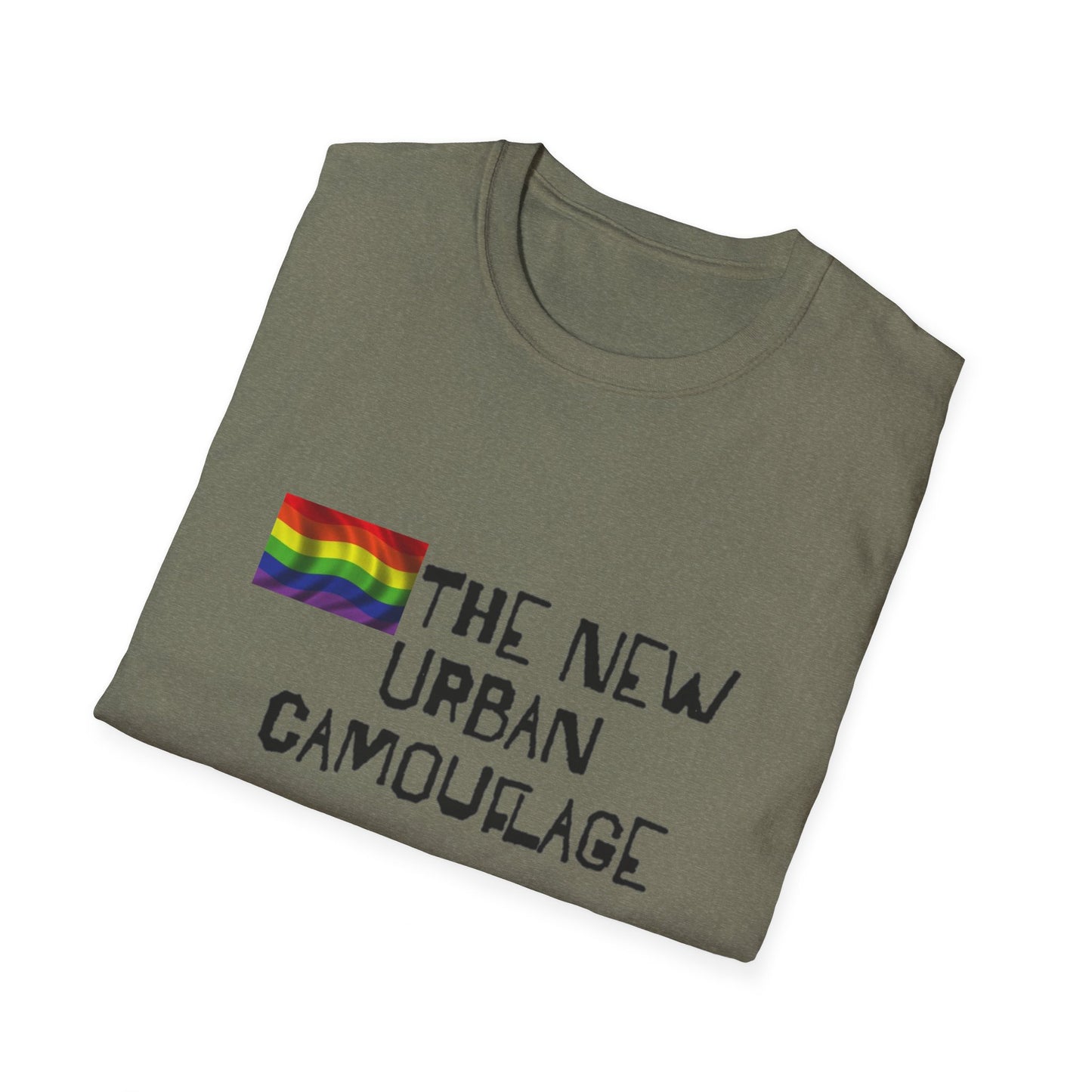 Rainbow The New Urban Camouflage Unisex Softstyle T-Shirt