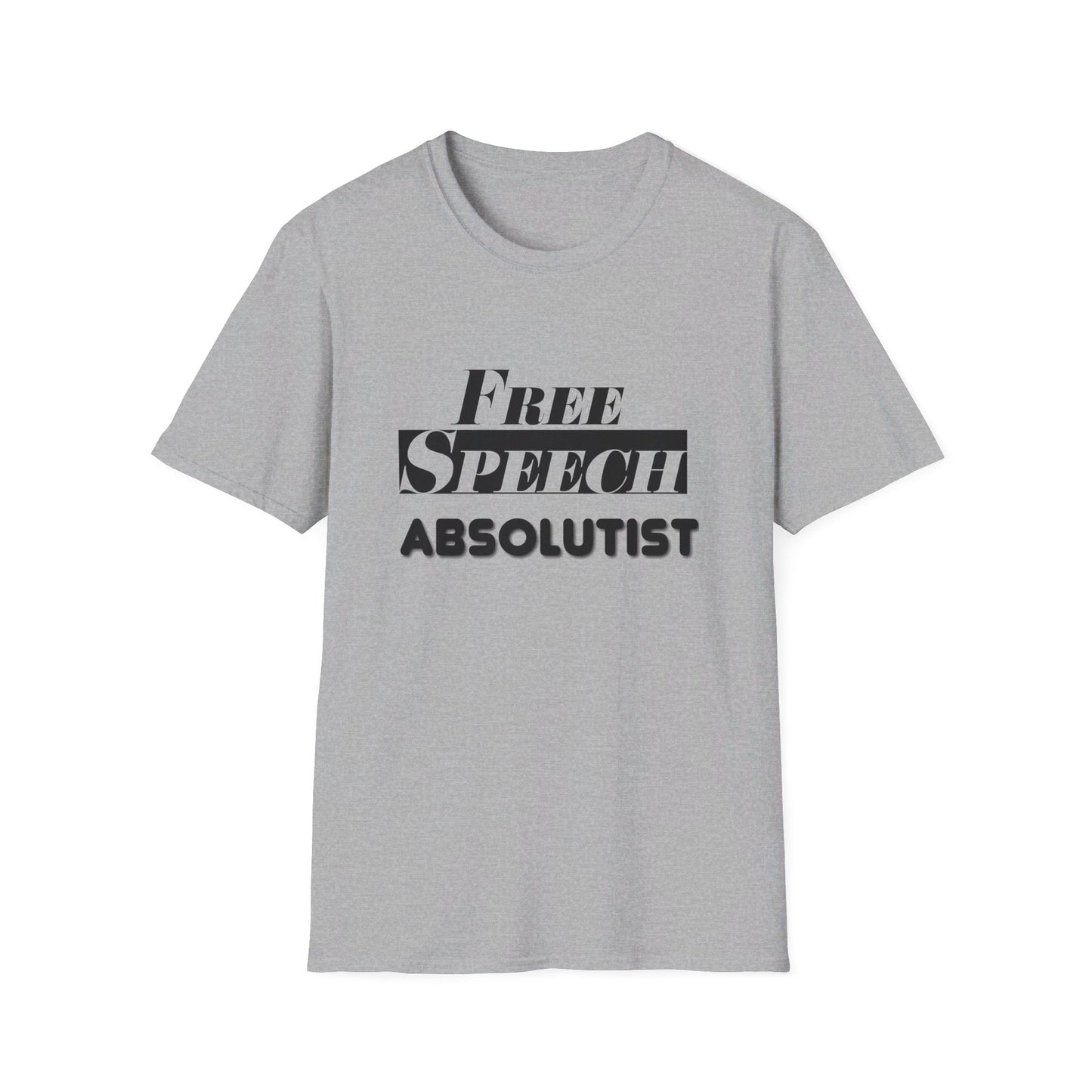 Free Speech Absolutist Unisex Softstyle T-Shirt