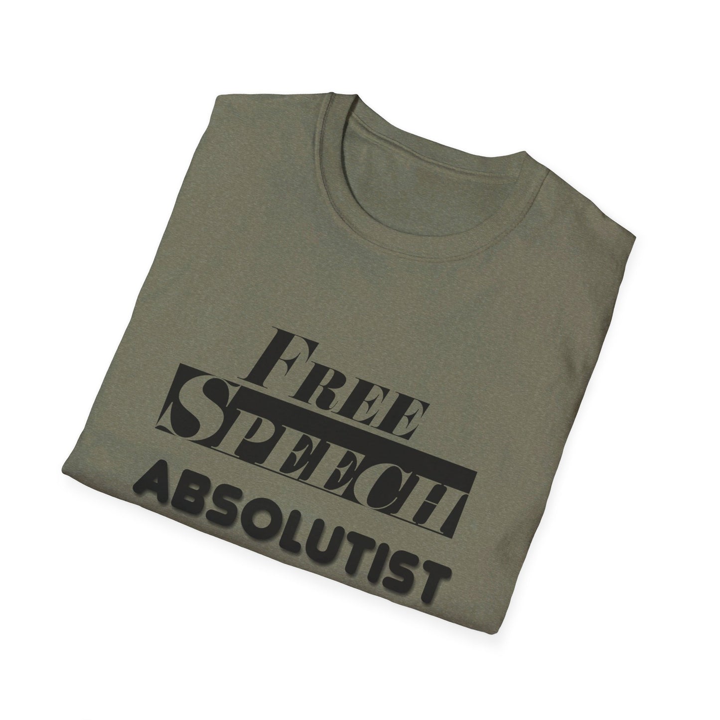 Free Speech Absolutist Unisex Softstyle T-Shirt