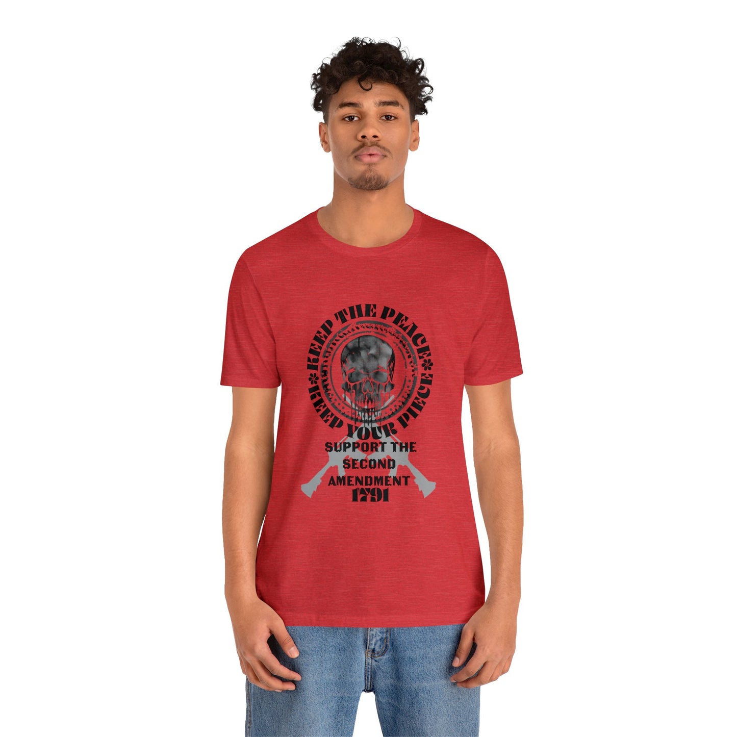Keep the Peace Pro Second Amendment Jersey Short Sleeve Tee