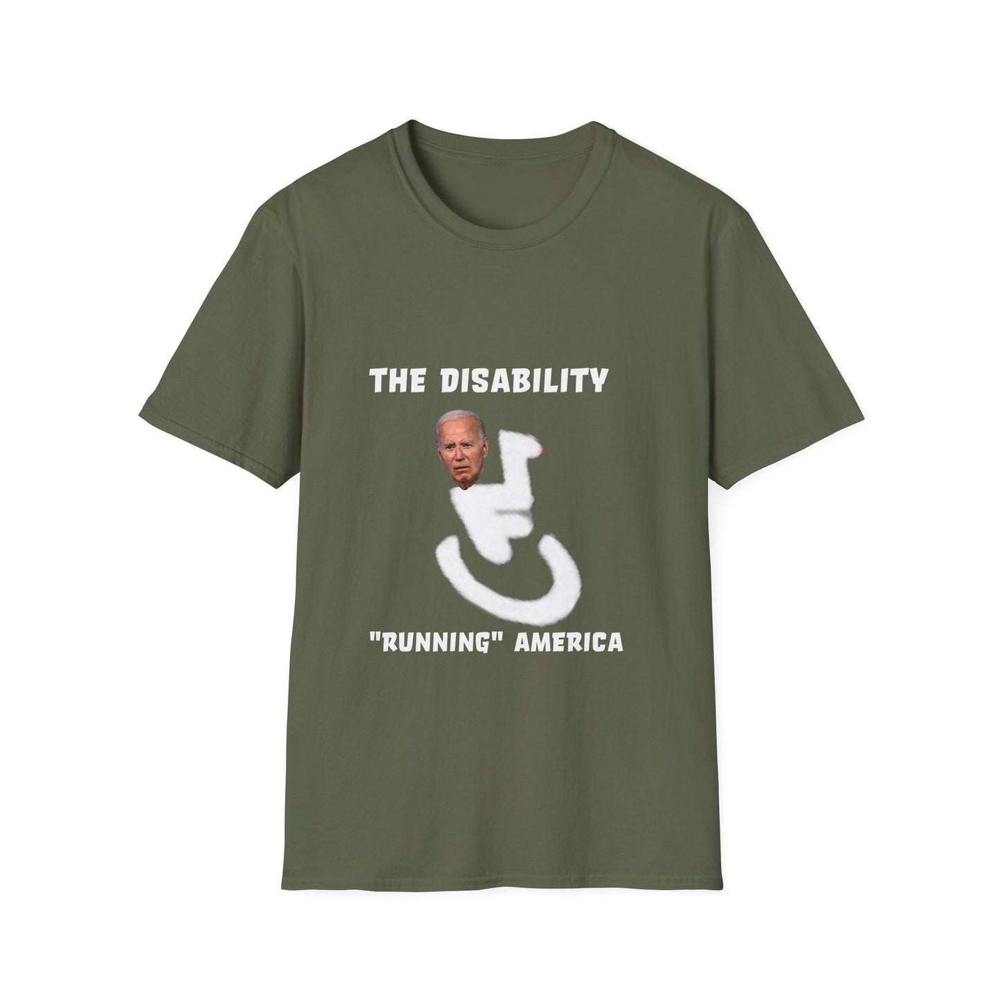 The Disability Running America, Biden Softstyle T-Shirt