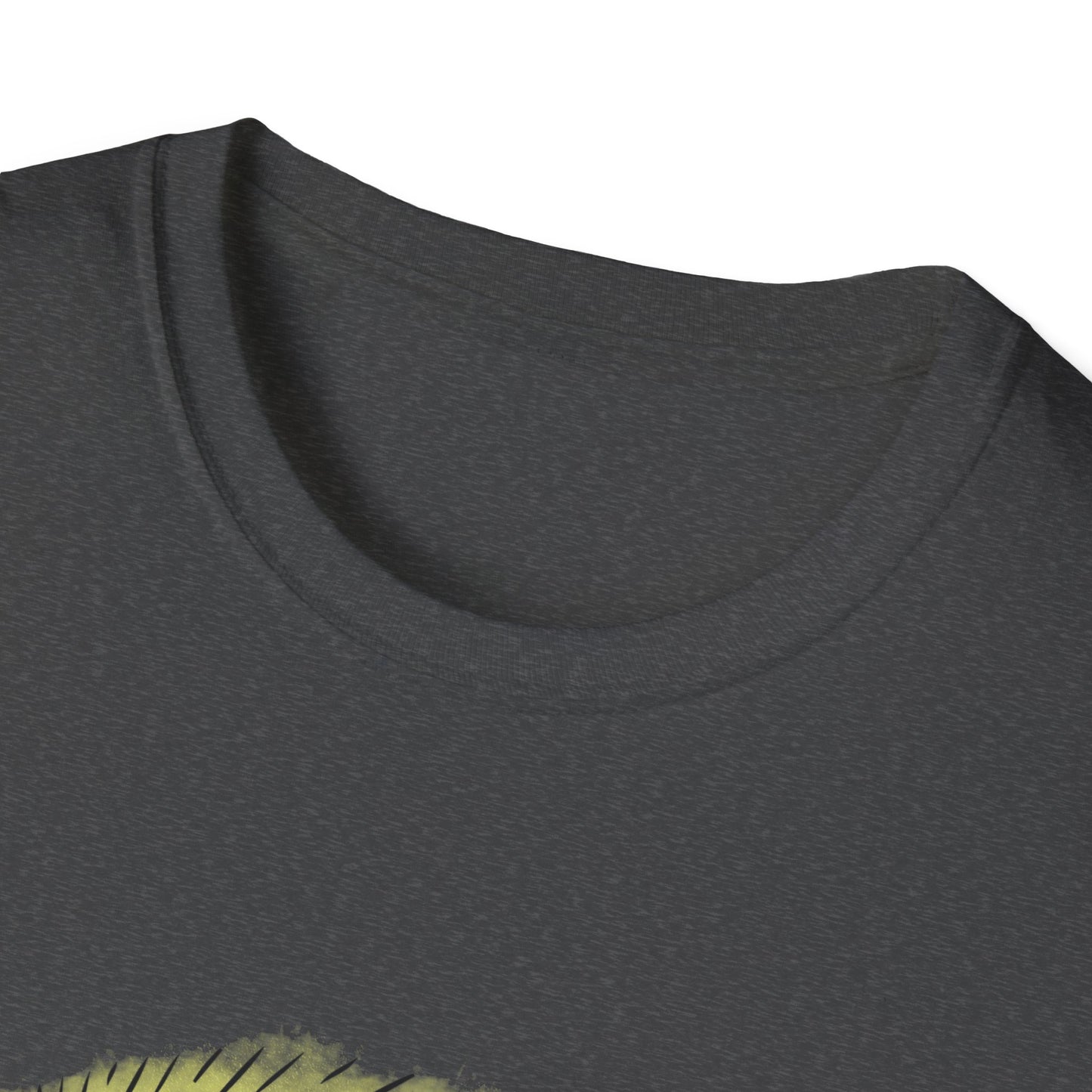 Surfing drinking T-Rex Unisex Softstyle T-Shirt