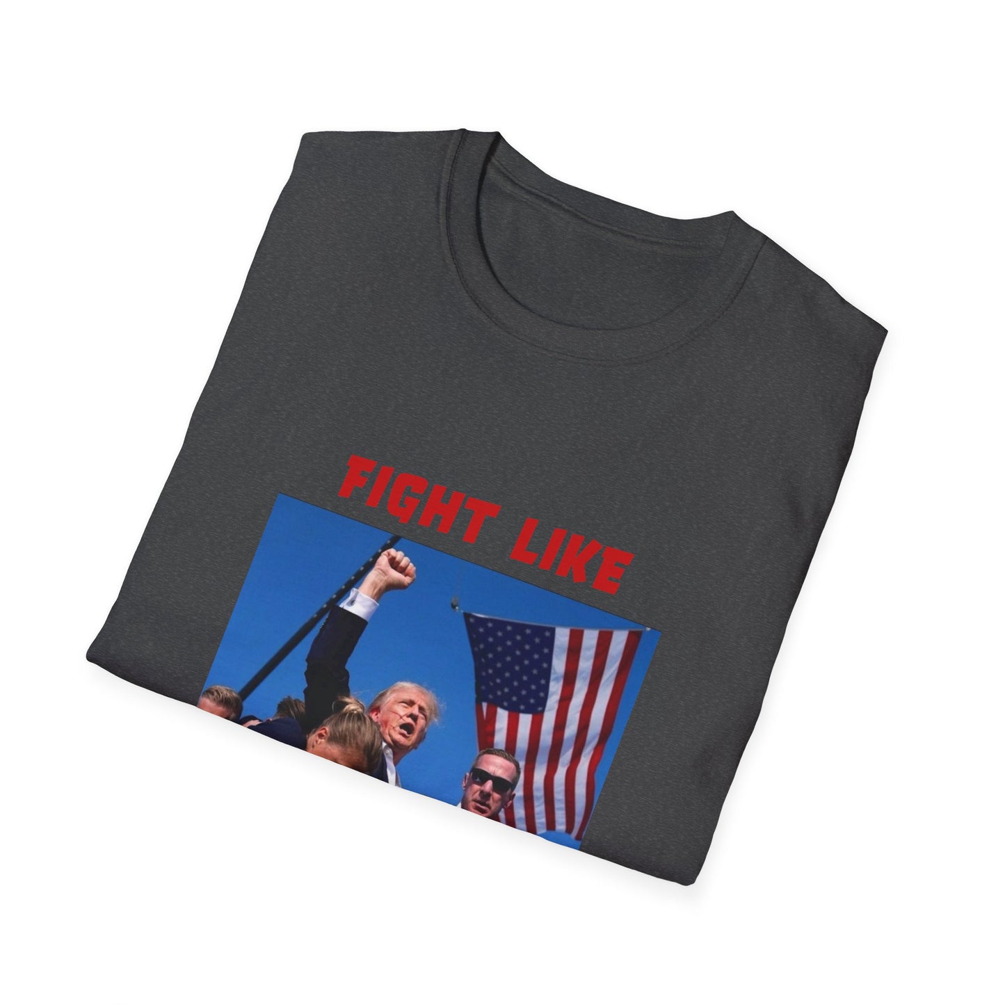 Fight Like Teflon Don Trump Softstyle T-Shirt