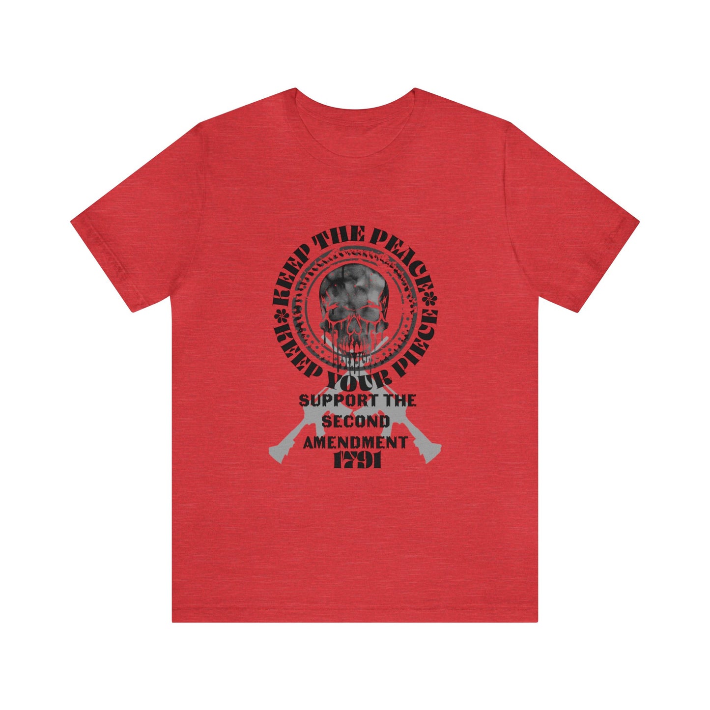 Keep the Peace Pro Second Amendment Jersey Short Sleeve Tee