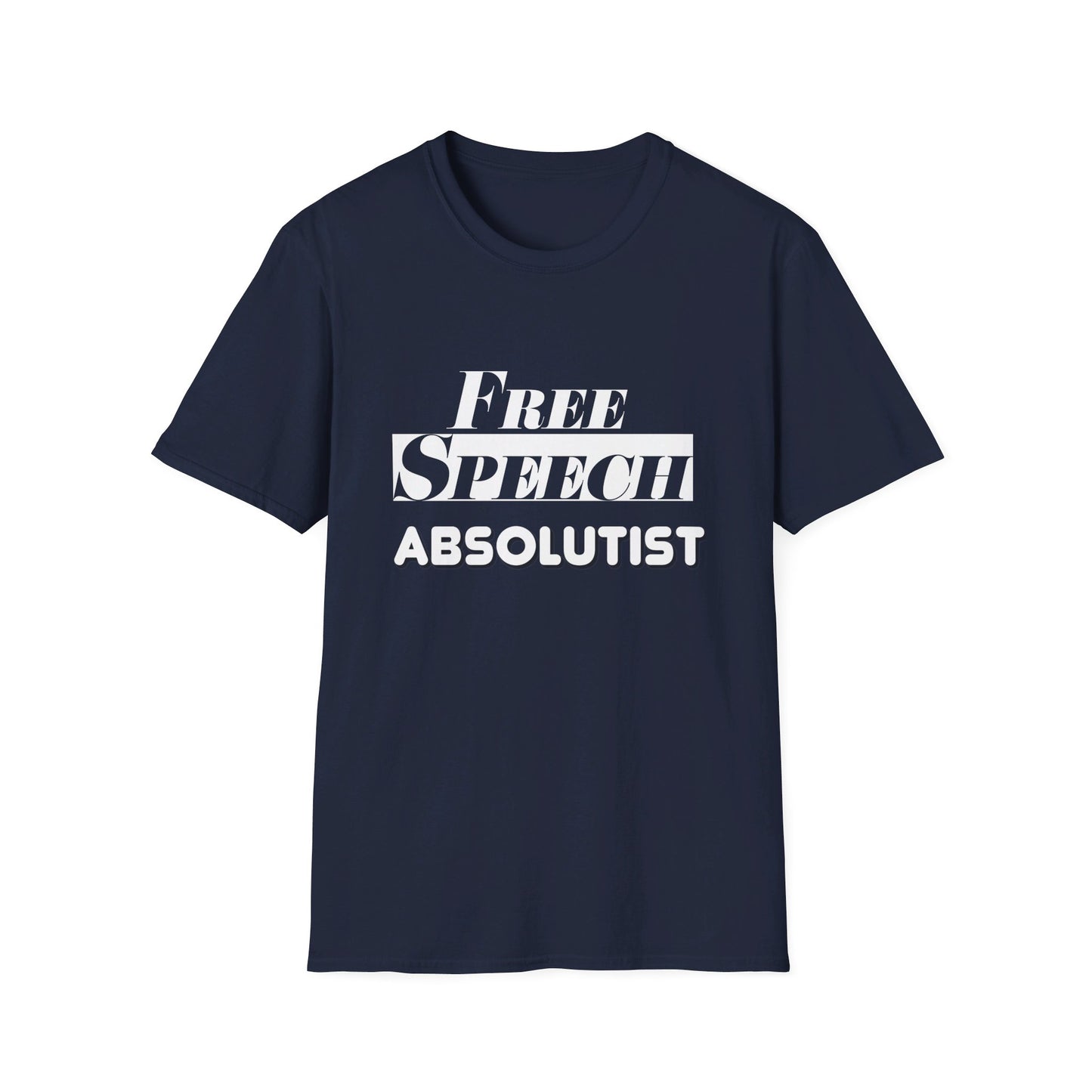 Free Speech Absolutist Unisex Softstyle T-Shirt