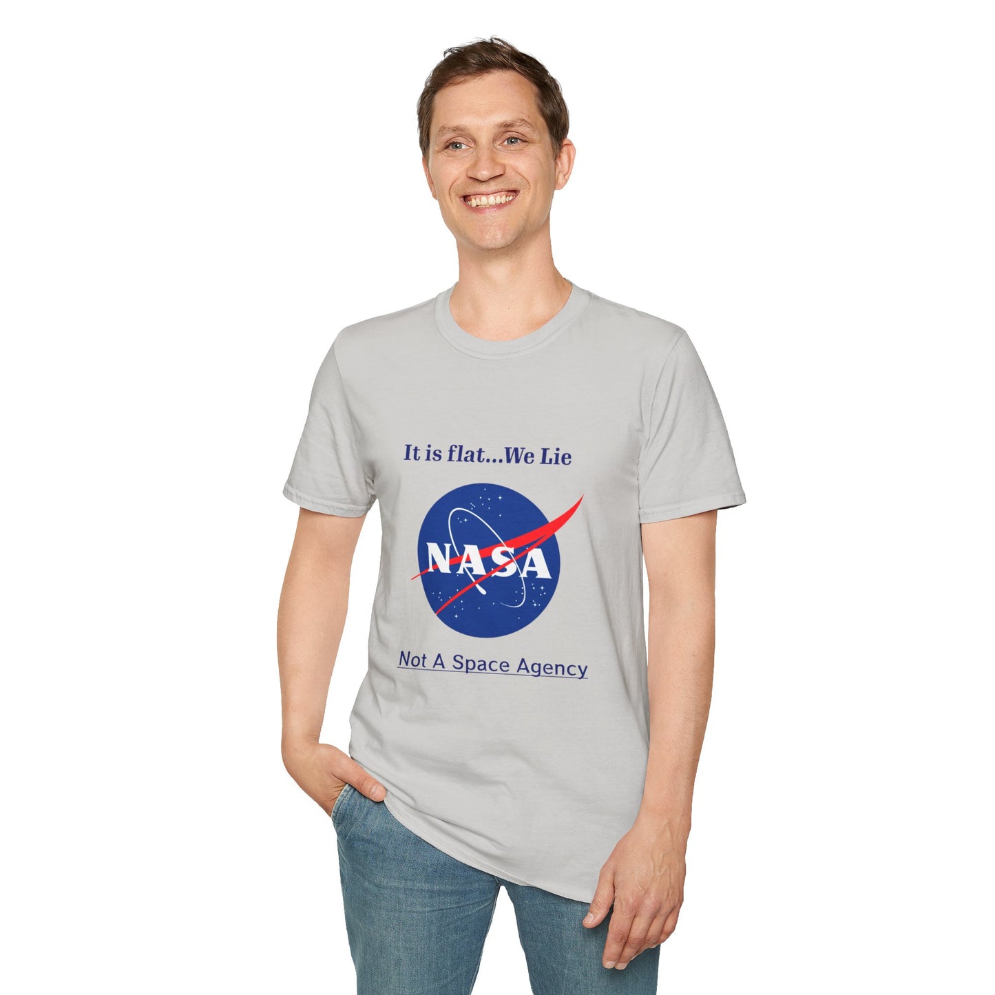 Nasa Flat Earth Unisex T-Shirt