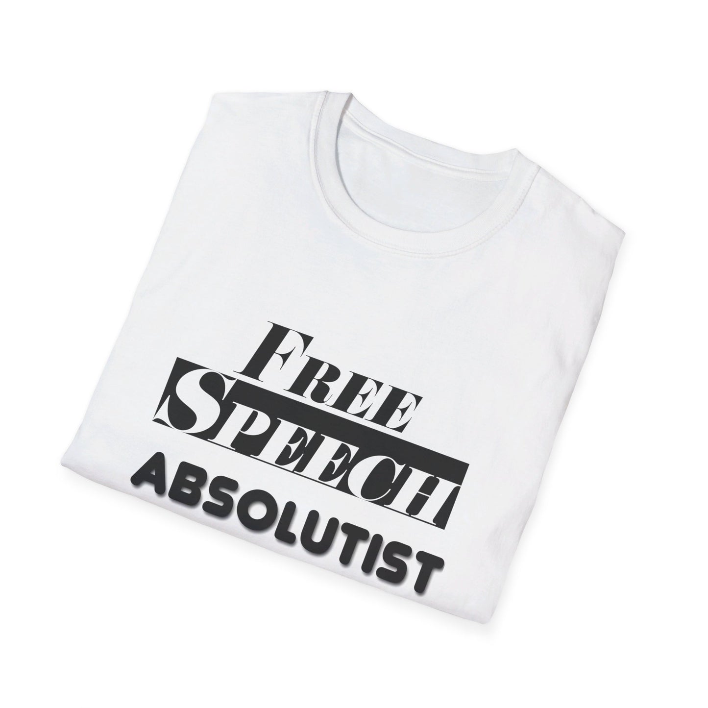 Free Speech Absolutist Unisex Softstyle T-Shirt