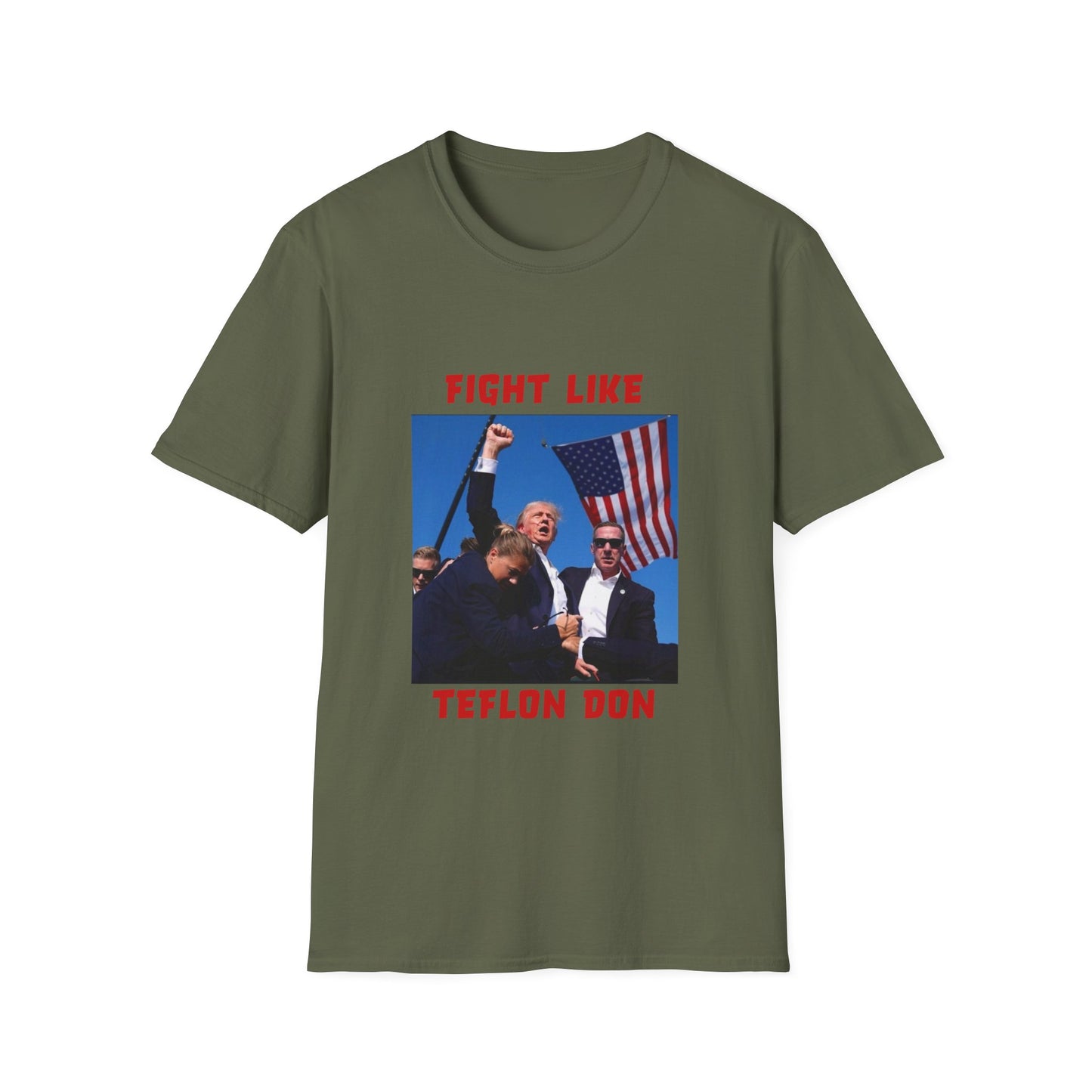 Fight Like Teflon Don Trump Softstyle T-Shirt