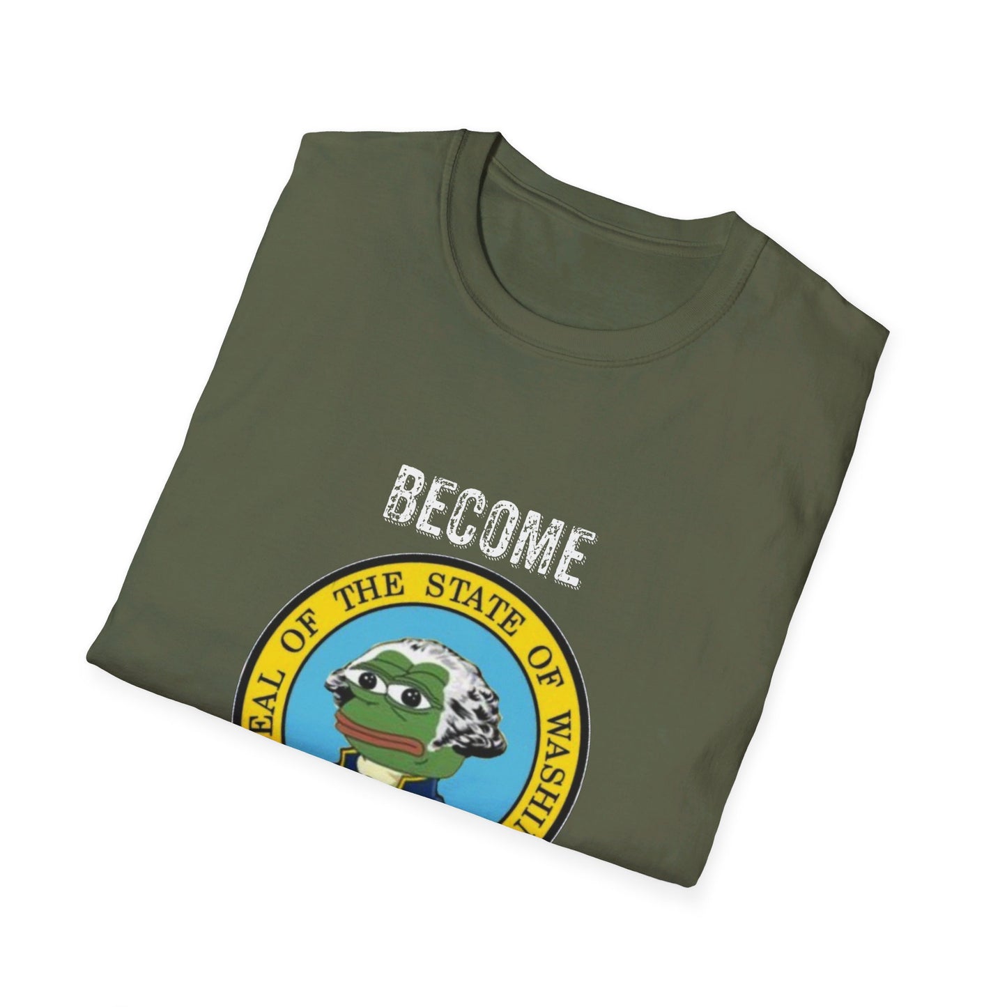 Become Ungovernable Washington Seal with Pepe Softstyle T-Shirt