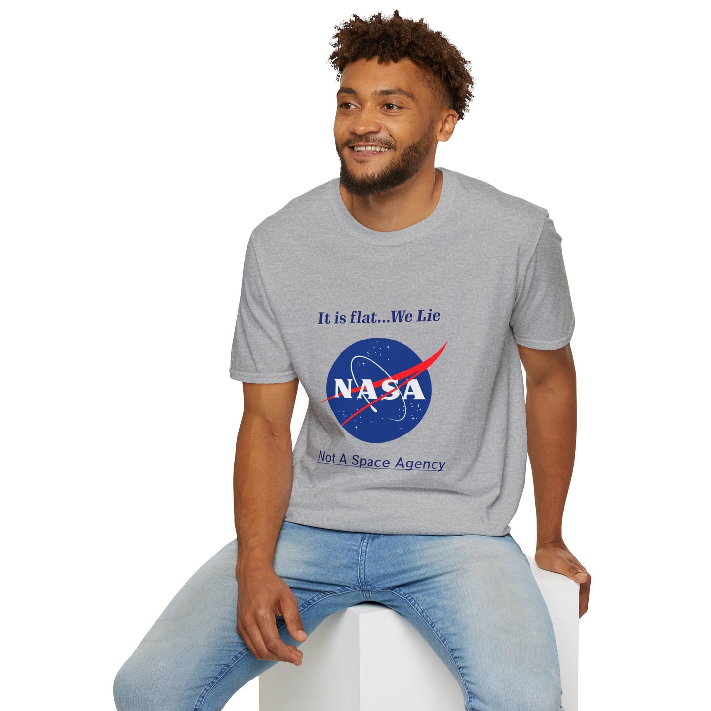 Nasa Flat Earth Unisex T-Shirt