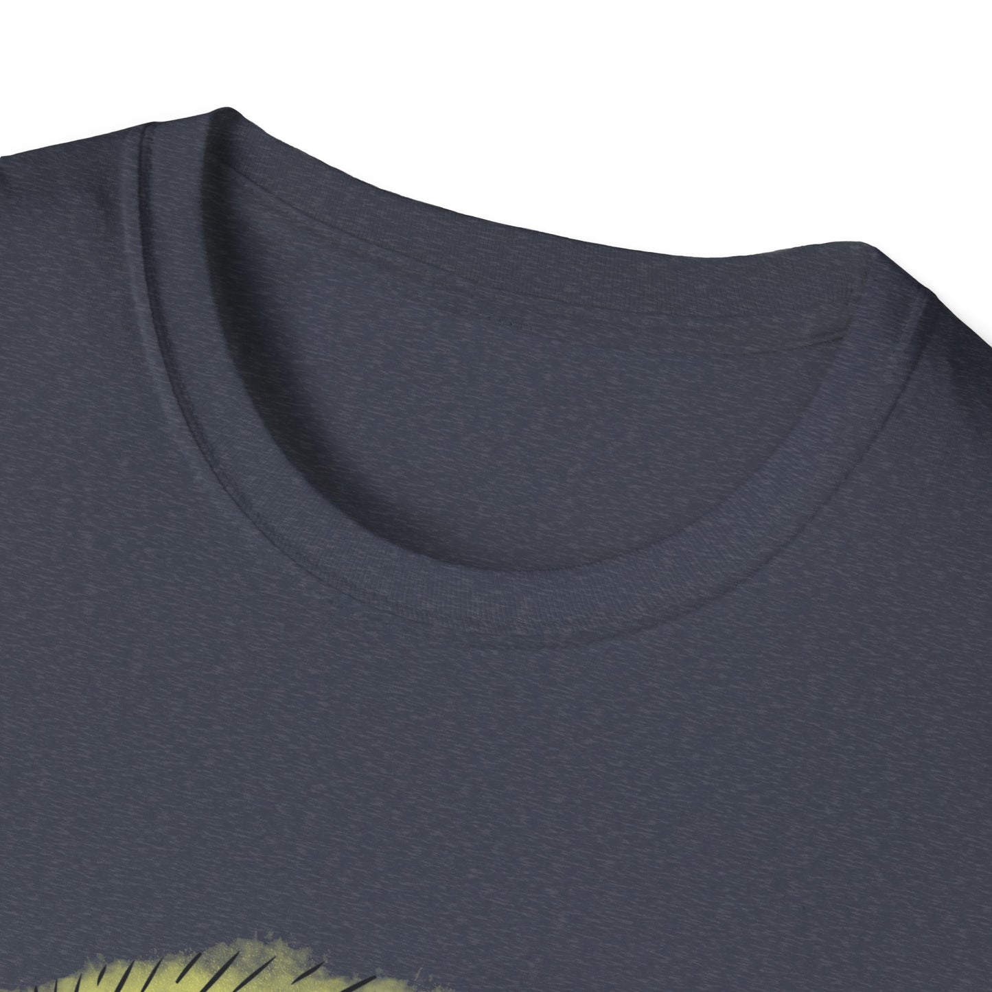 Surfing drinking T-Rex Unisex Softstyle T-Shirt