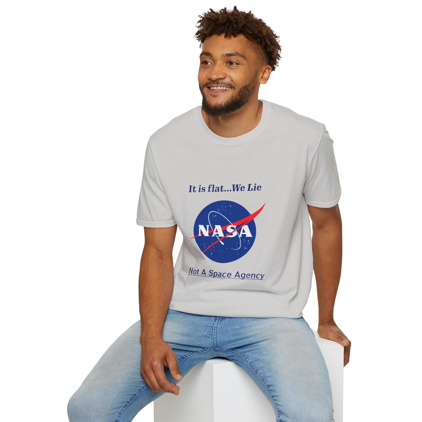 Nasa Flat Earth Unisex T-Shirt