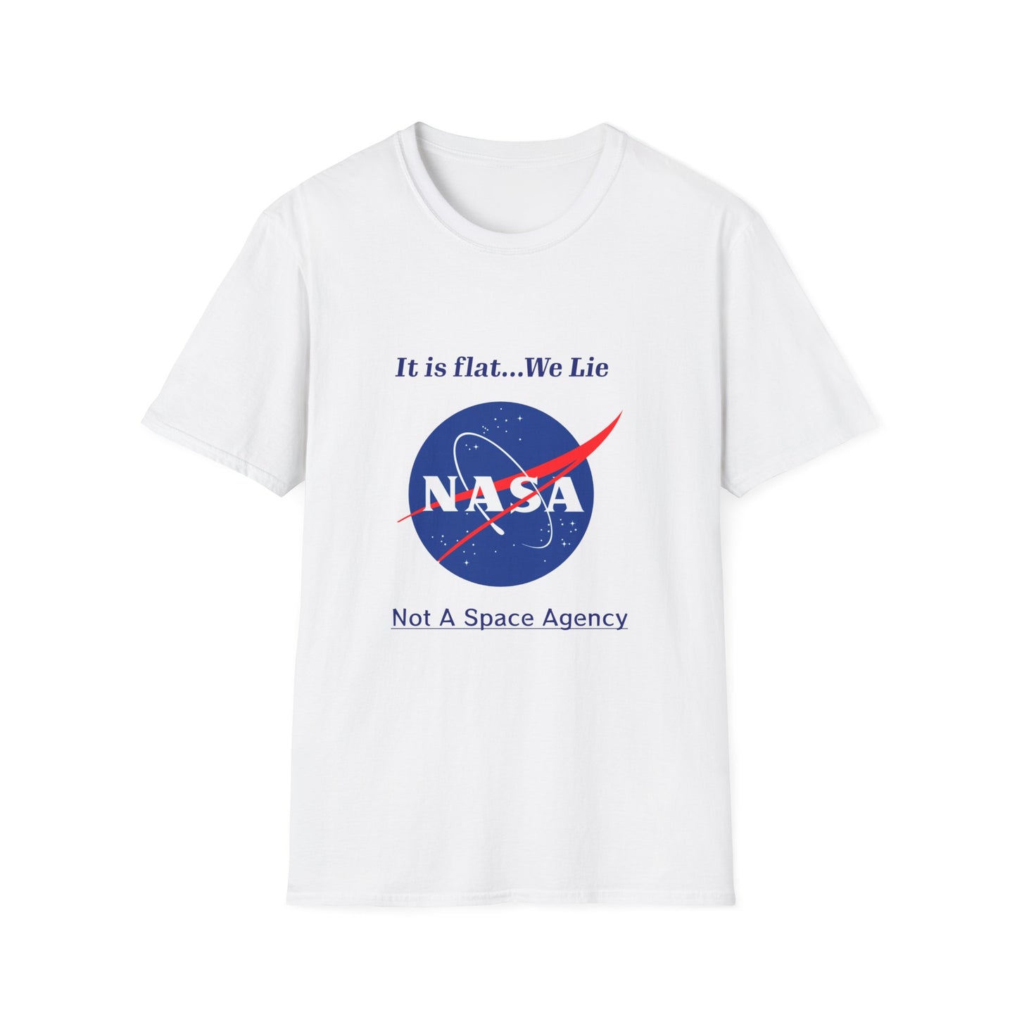 Nasa Flat Earth Unisex T-Shirt