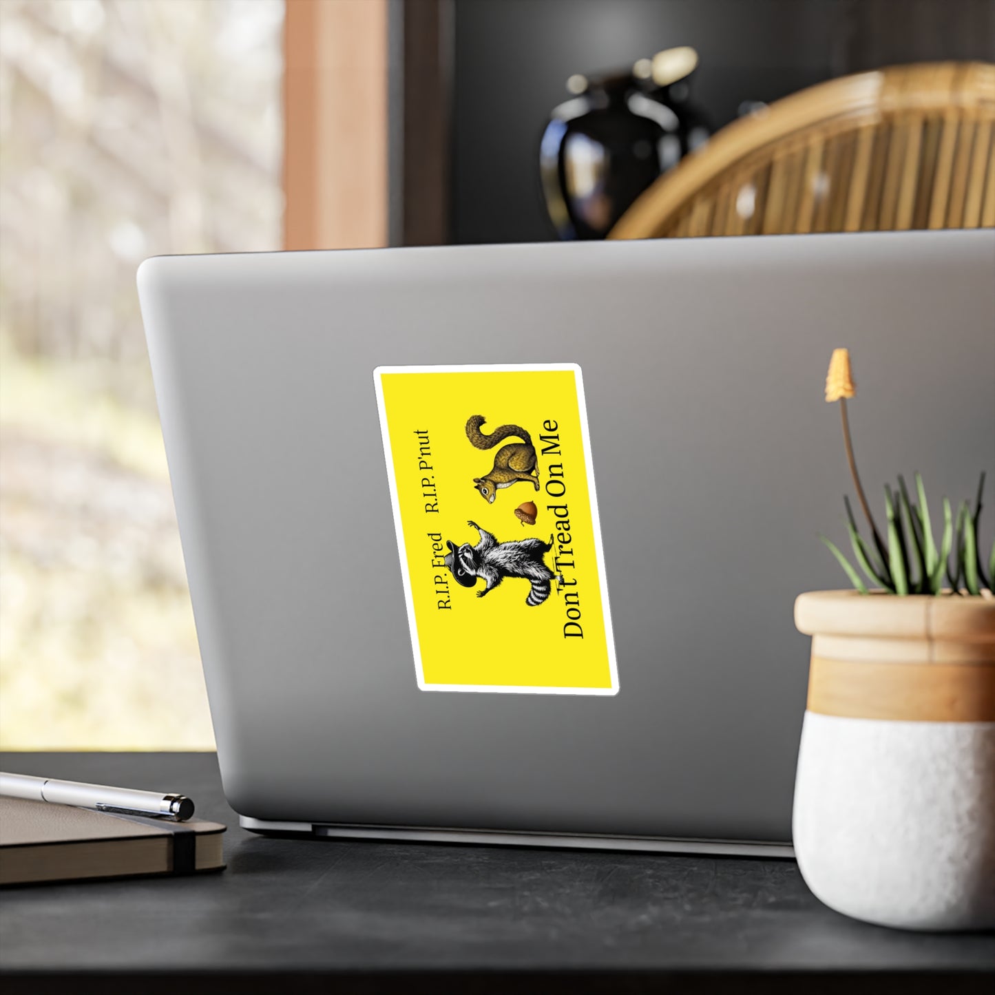 RIP Peanut and Fred Don't Tread on Me Kiss-Cut Vinyl Decals