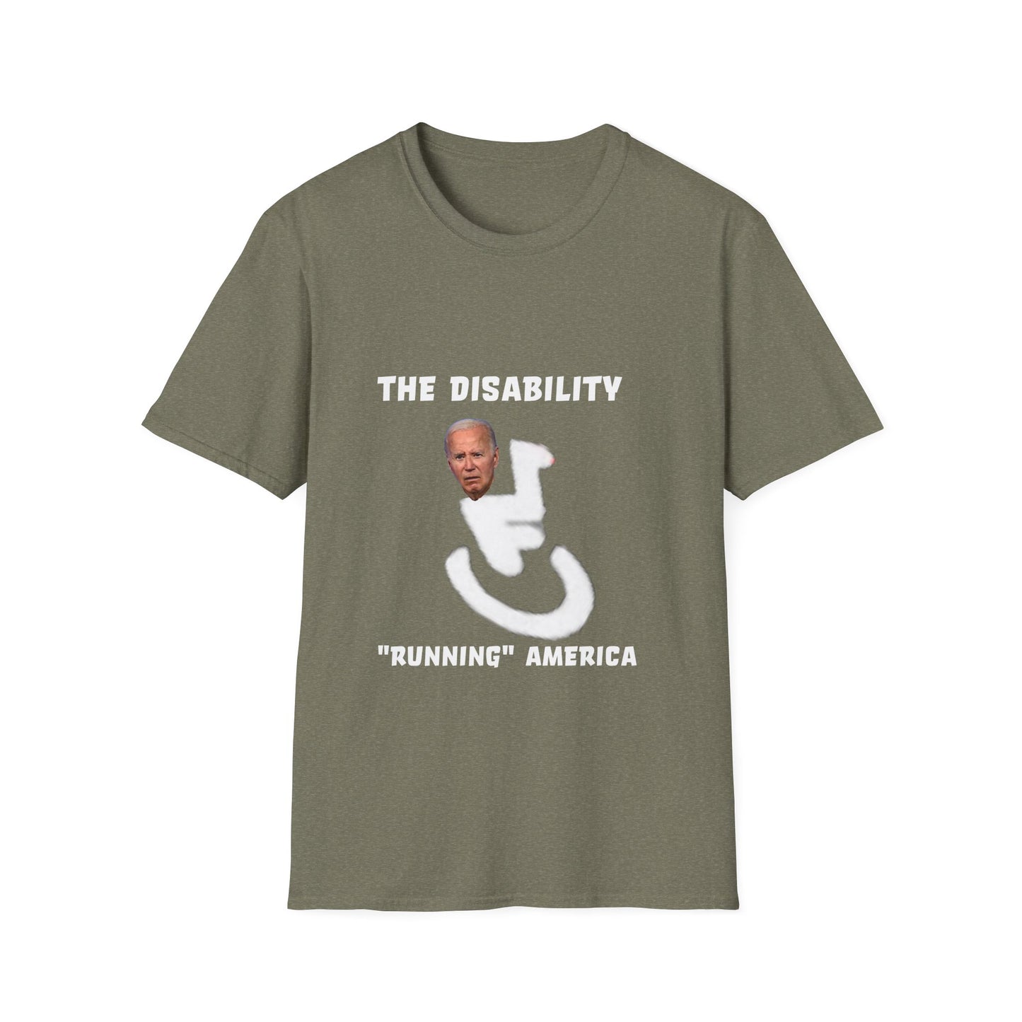 The Disability Running America, Biden Softstyle T-Shirt