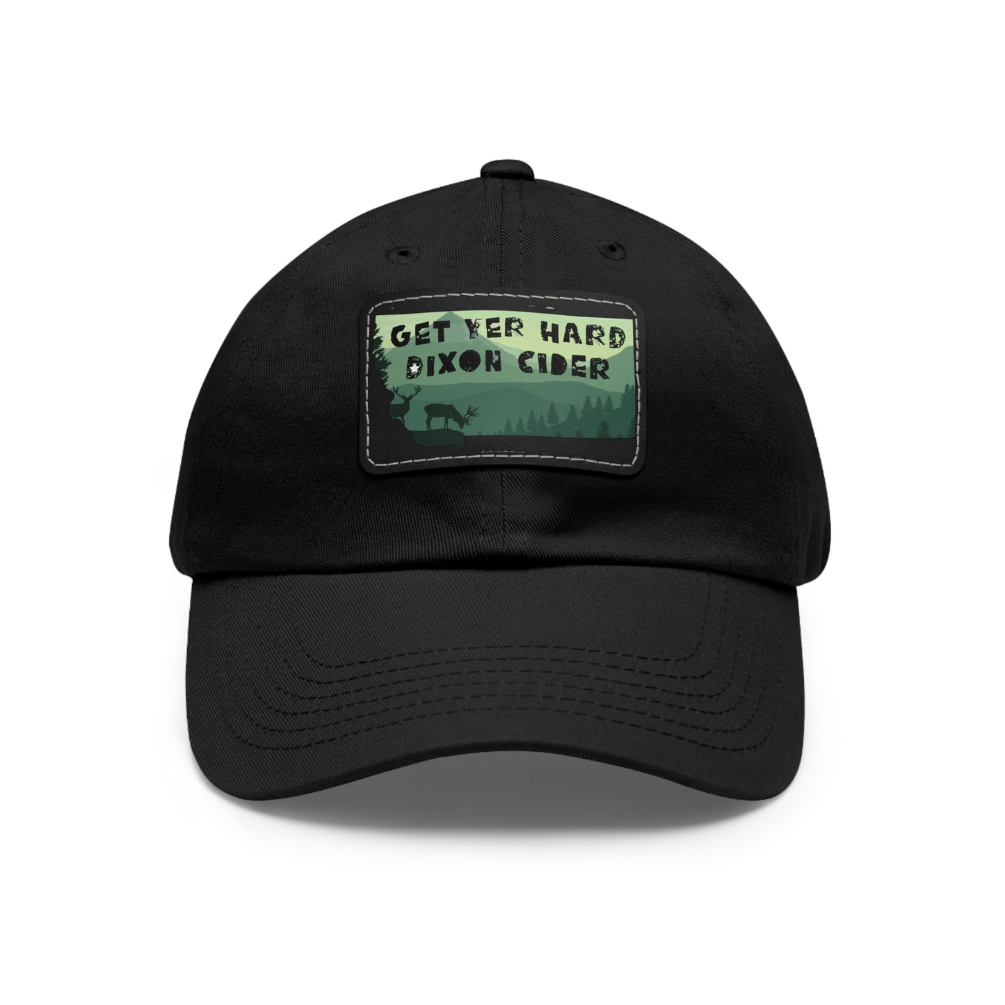 Get Your Hard Dixon Cider Hat with Leather Patch (Rectangle)