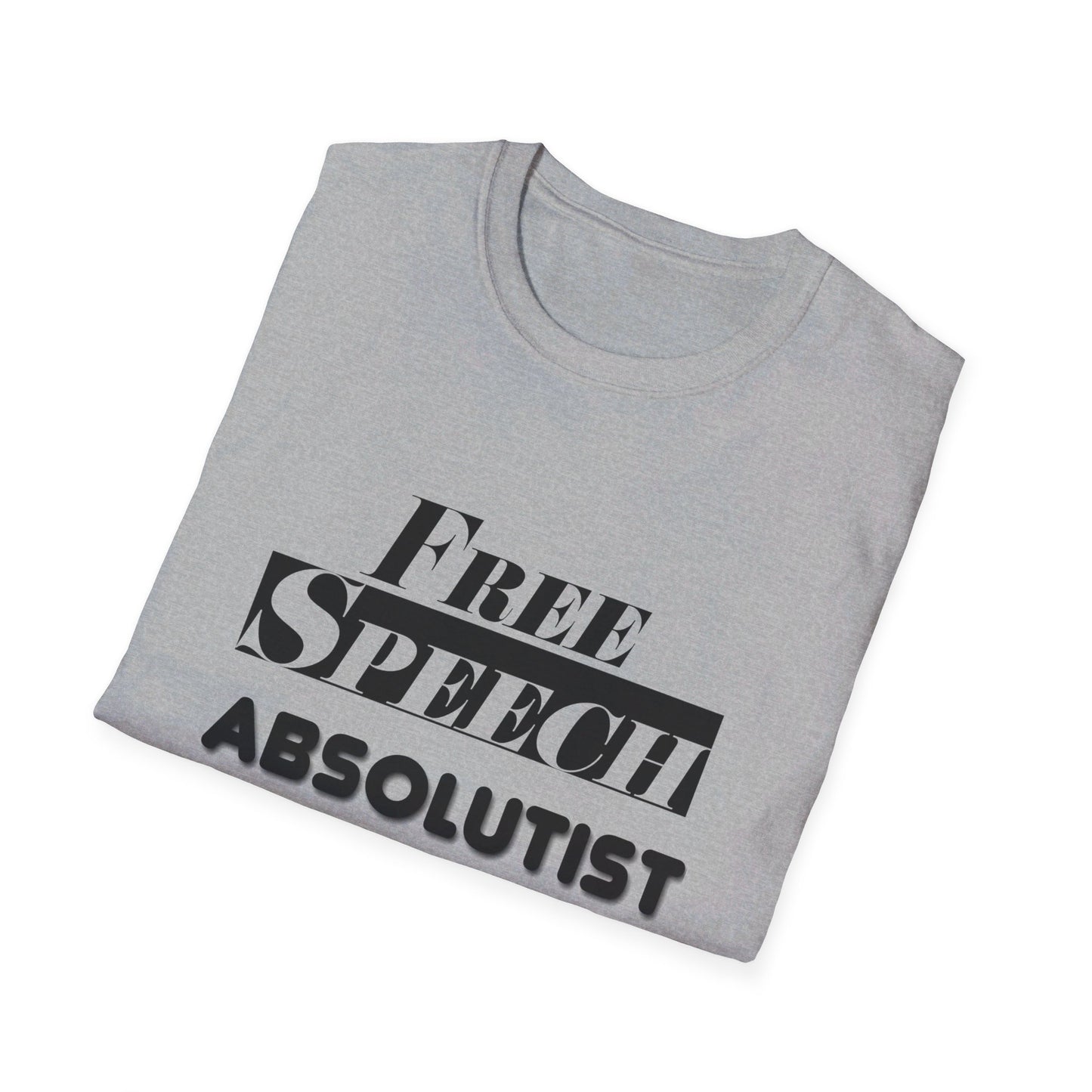 Free Speech Absolutist Unisex Softstyle T-Shirt
