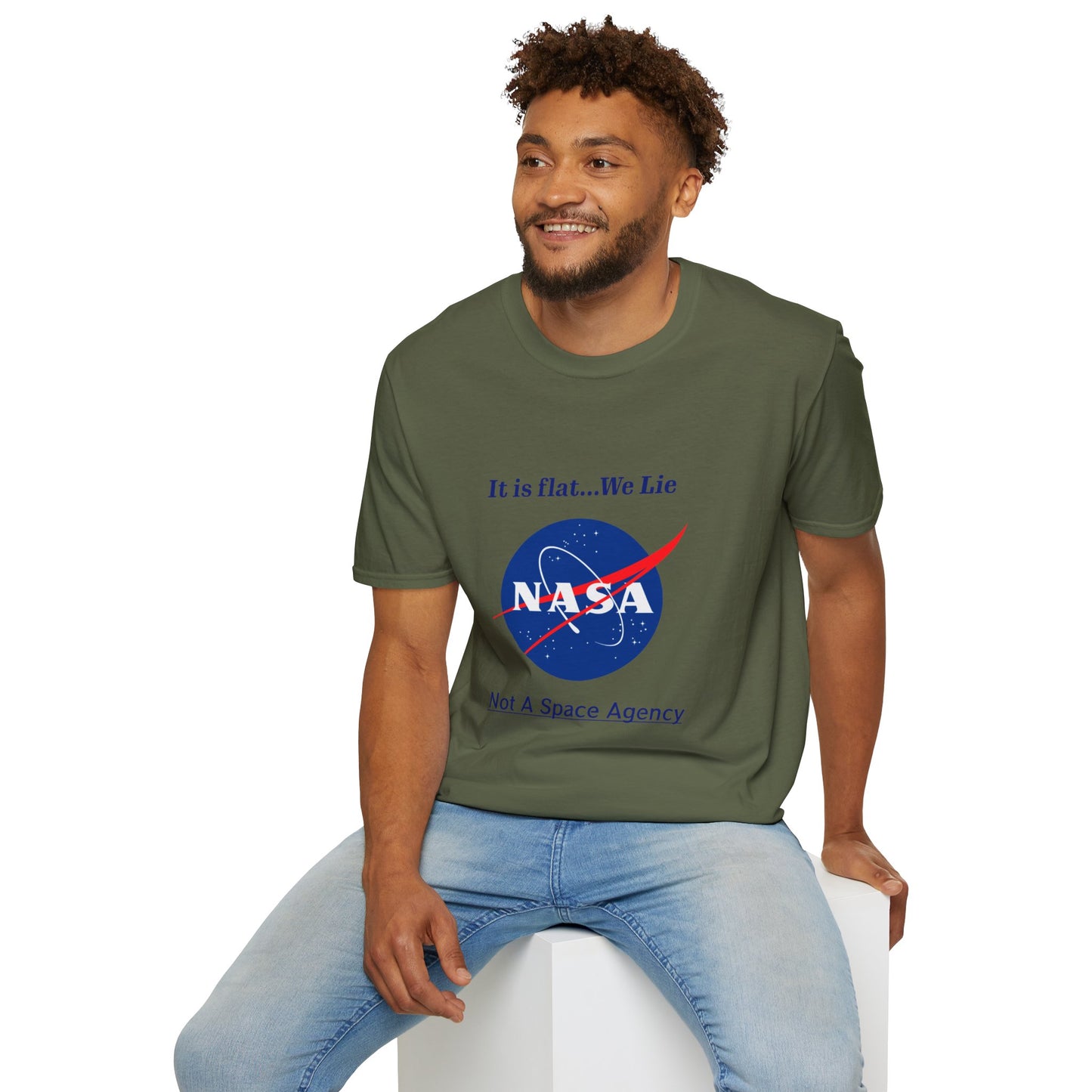 Nasa Flat Earth Unisex T-Shirt